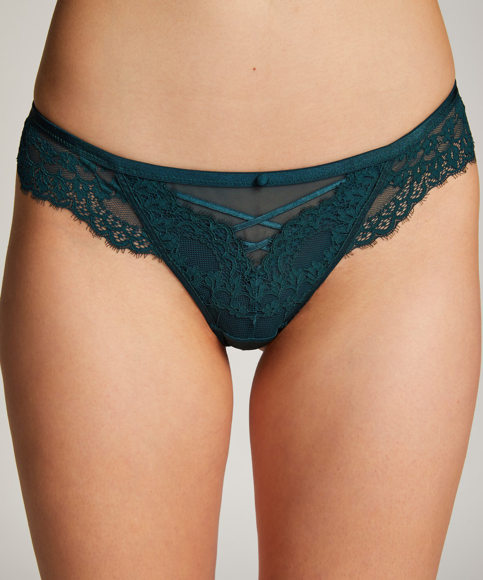 Hunkemöller Tanga verde jad - Pled.ro