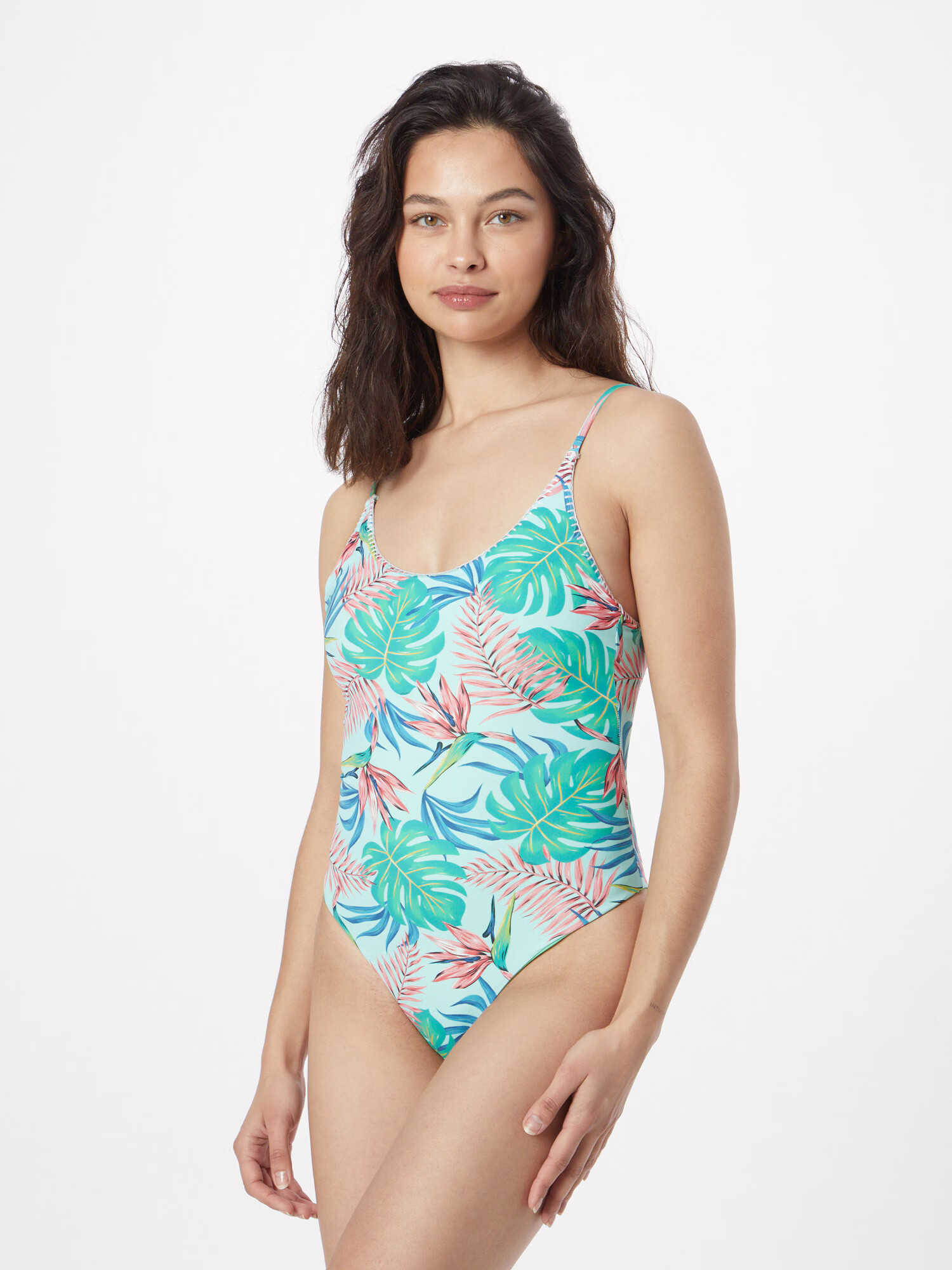 Hurley Costum de baie sport 'JAVA' albastru deschis / galben / verde / roz pal - Pled.ro