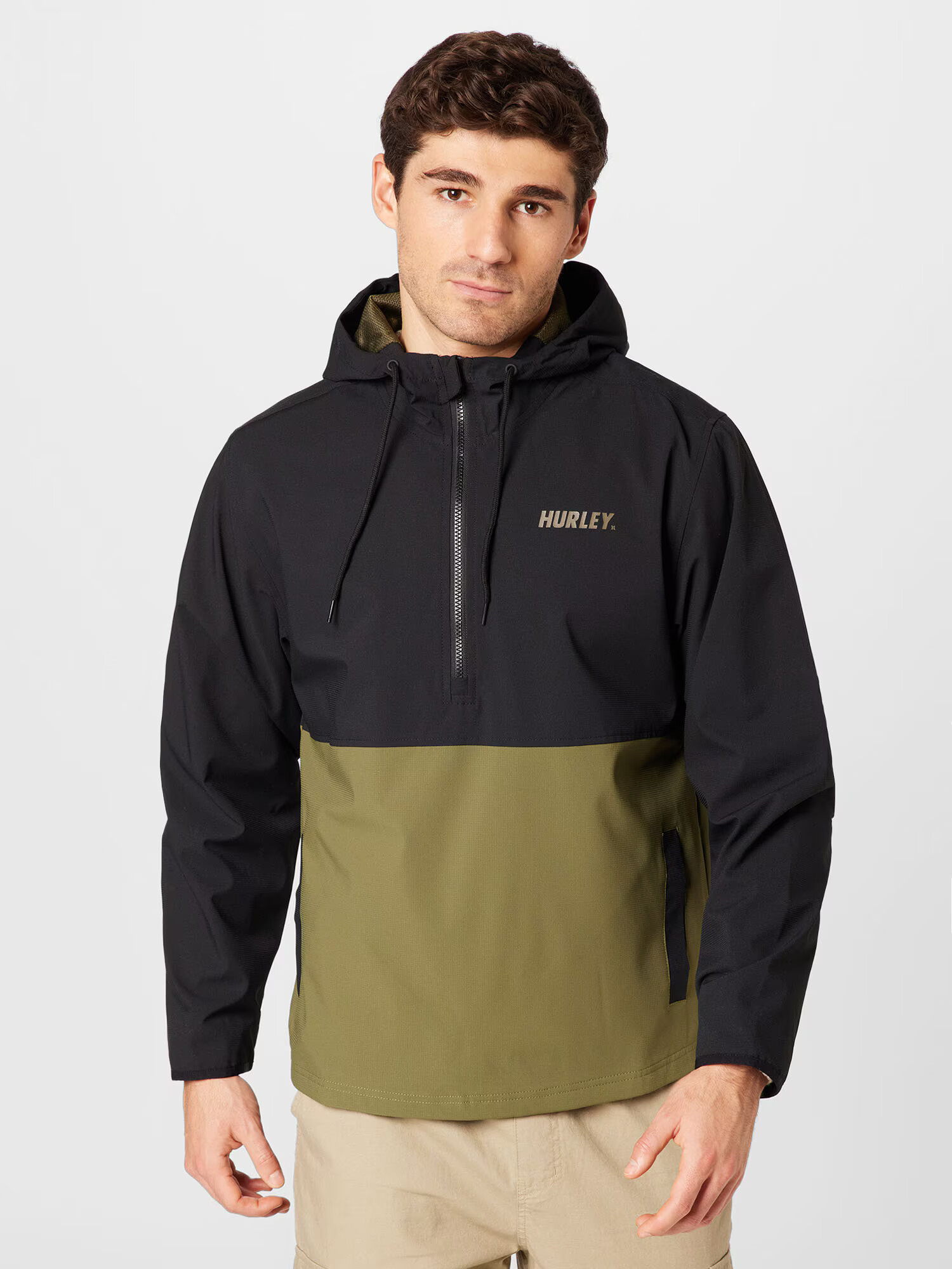 Hurley Geacă sport oliv / negru - Pled.ro