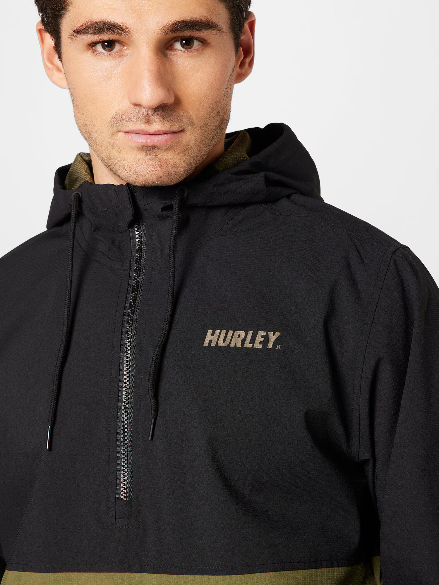 Hurley Geacă sport oliv / negru - Pled.ro