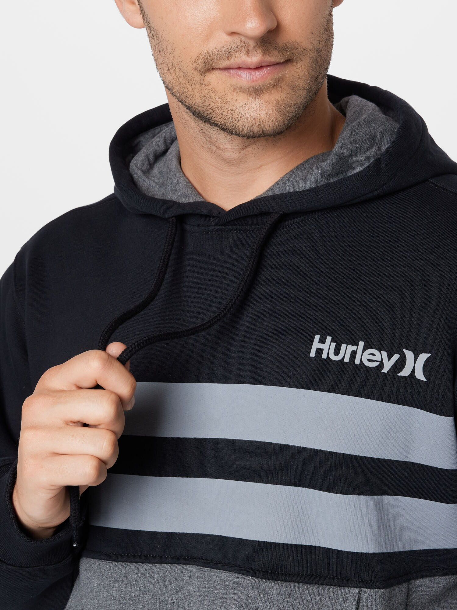 Hurley Hanorac sport 'OCEANCARE' gri / gri amestecat / negru - Pled.ro