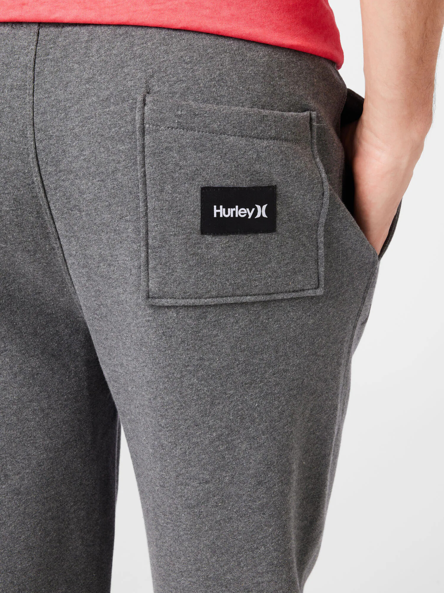 Hurley Pantaloni sport gri / negru - Pled.ro