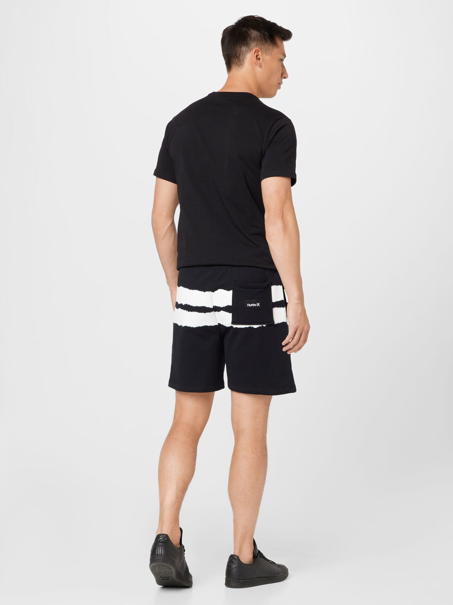 Hurley Pantaloni sport 'OCEANCARE' negru / alb - Pled.ro