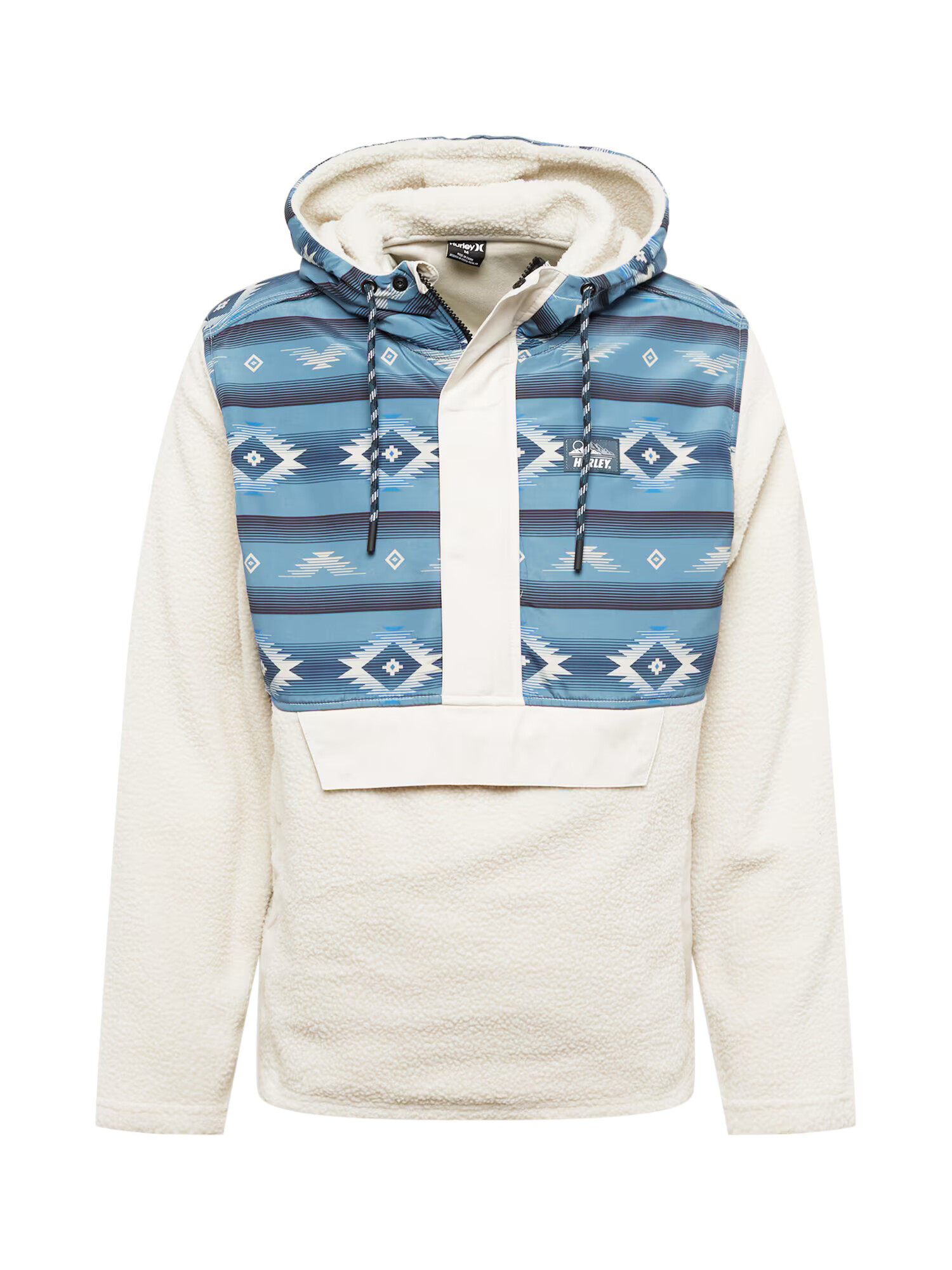 Hurley Pulovere sport 'BURRITO' fildeş / albastru marin / albastru fumuriu - Pled.ro