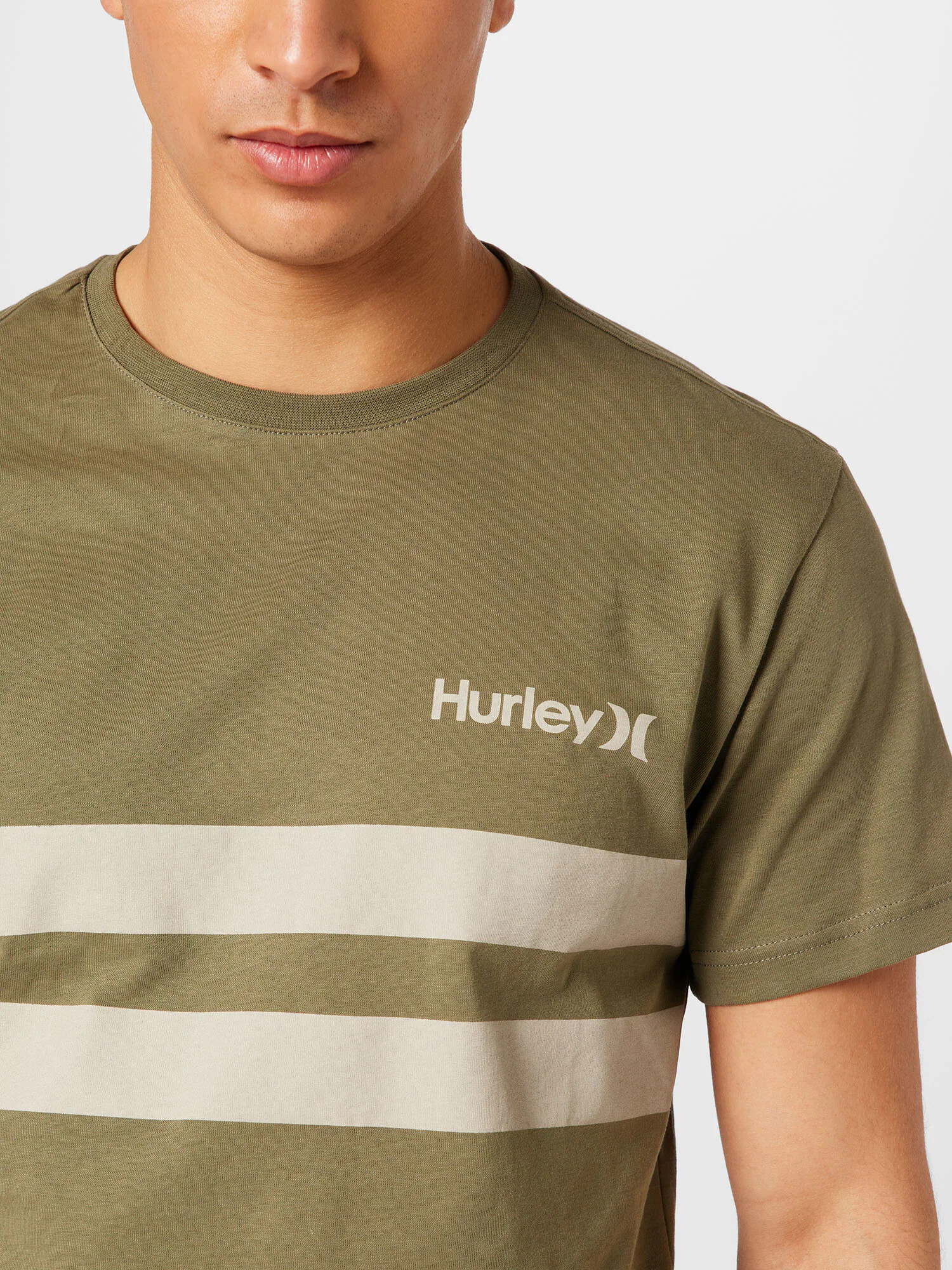 Hurley Tricou funcțional 'OCEANCARE' crem / kaki - Pled.ro