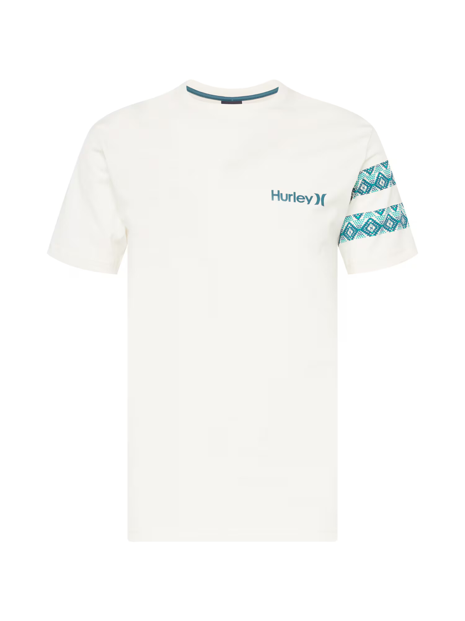 Hurley Tricou funcțional turcoaz / alb - Pled.ro