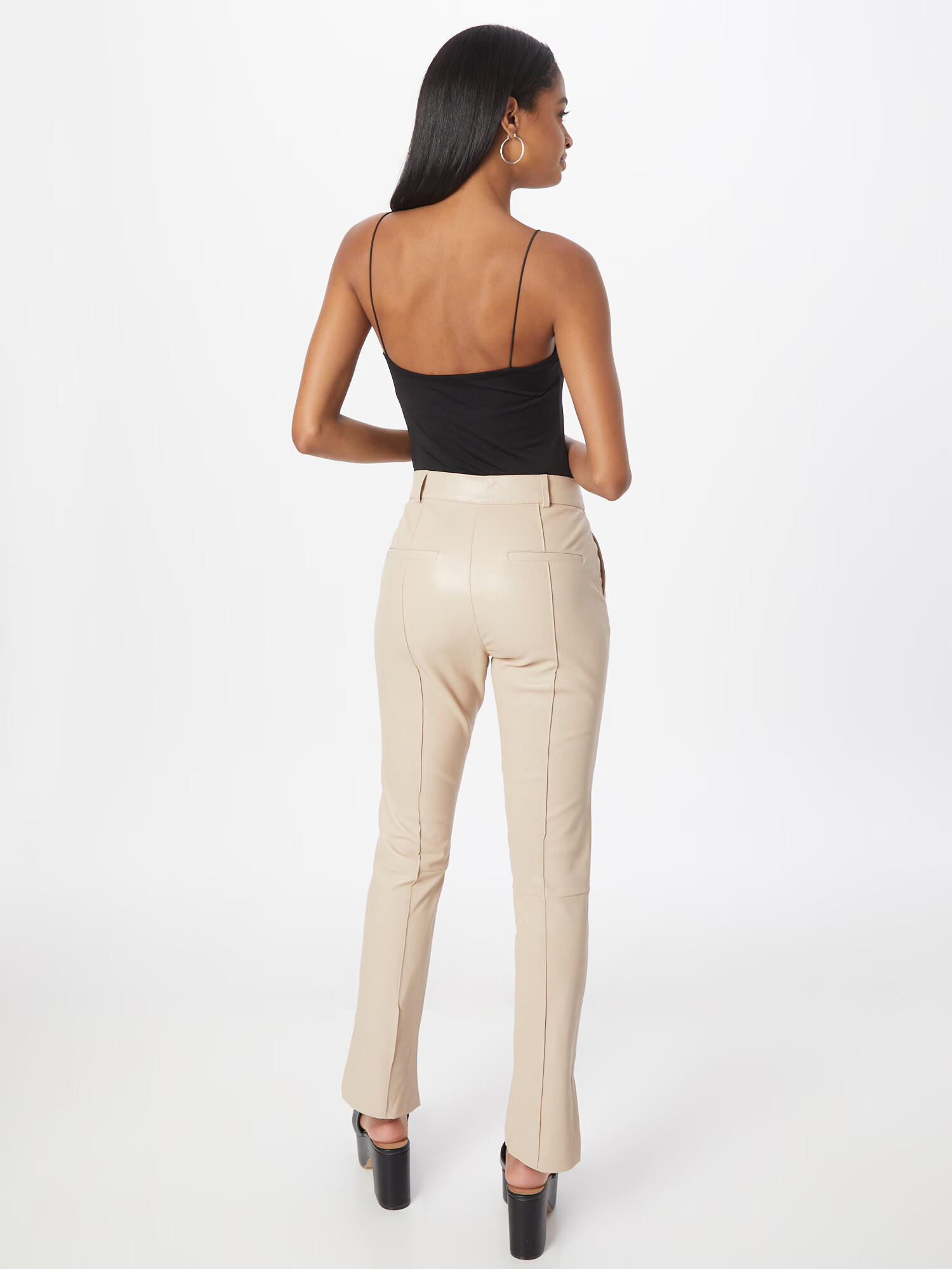 Ibana Pantaloni 'Pinto' alb natural - Pled.ro