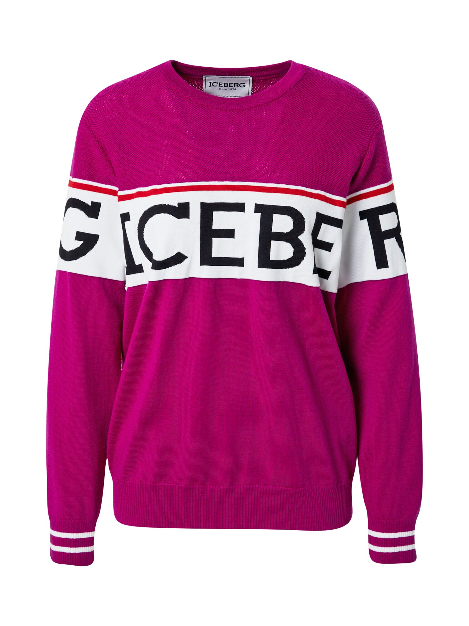 ICEBERG Pulover fucsia / roșu / negru / alb - Pled.ro