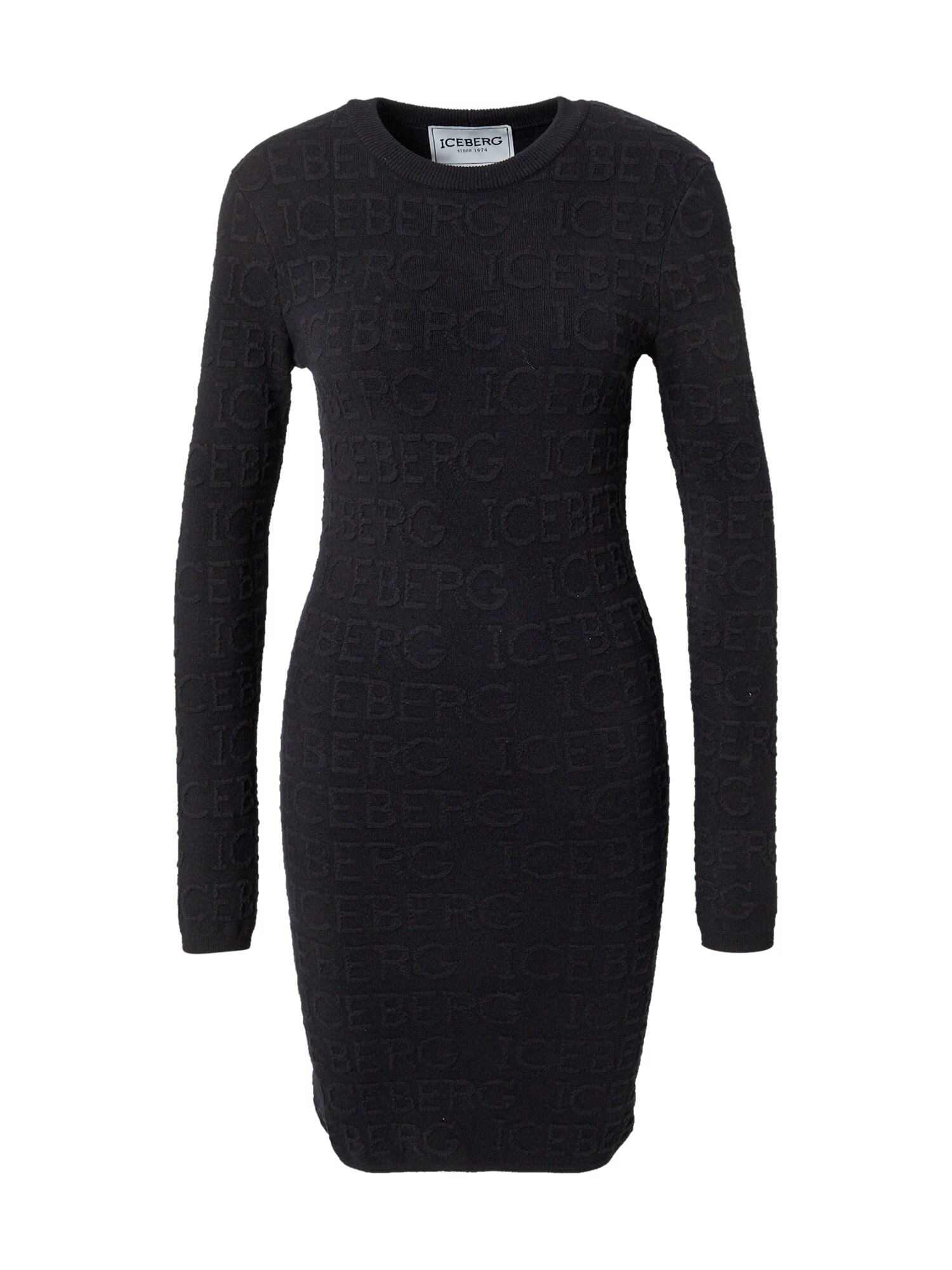 ICEBERG Rochie tricotat negru - Pled.ro