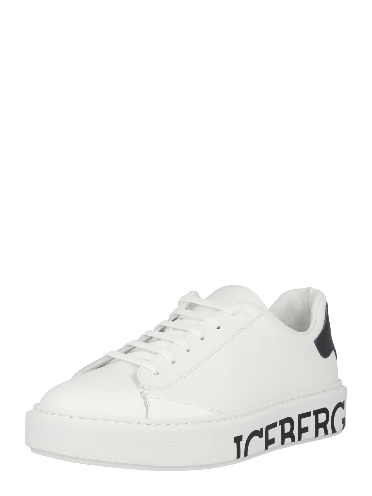 ICEBERG Sneaker low 'BOZEMAN' negru / alb - Pled.ro