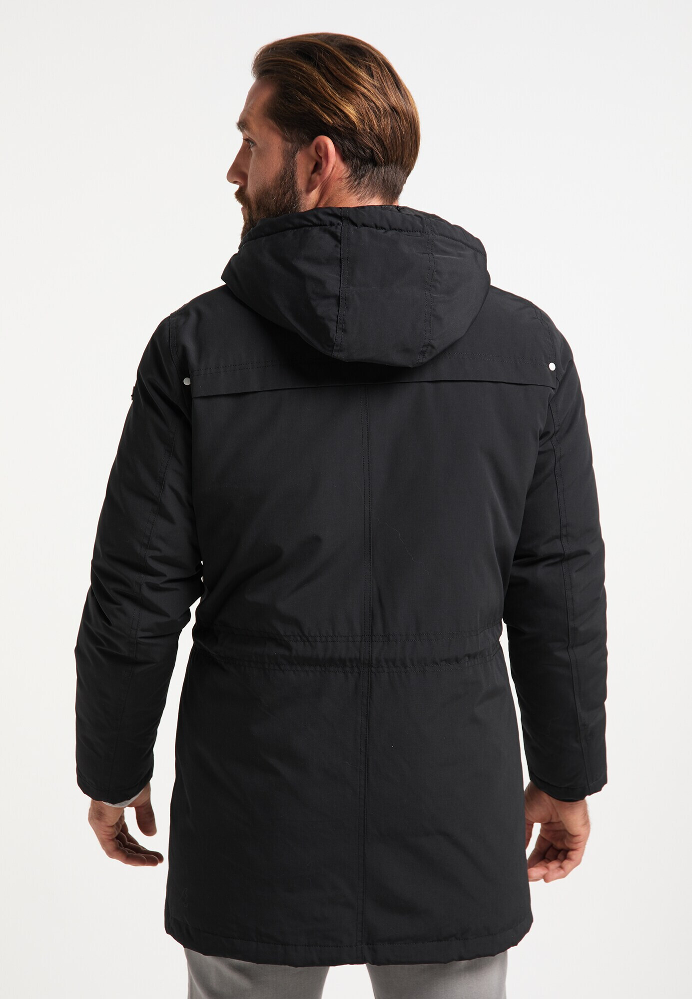 ICEBOUND Parka de iarnă negru / alb - Pled.ro