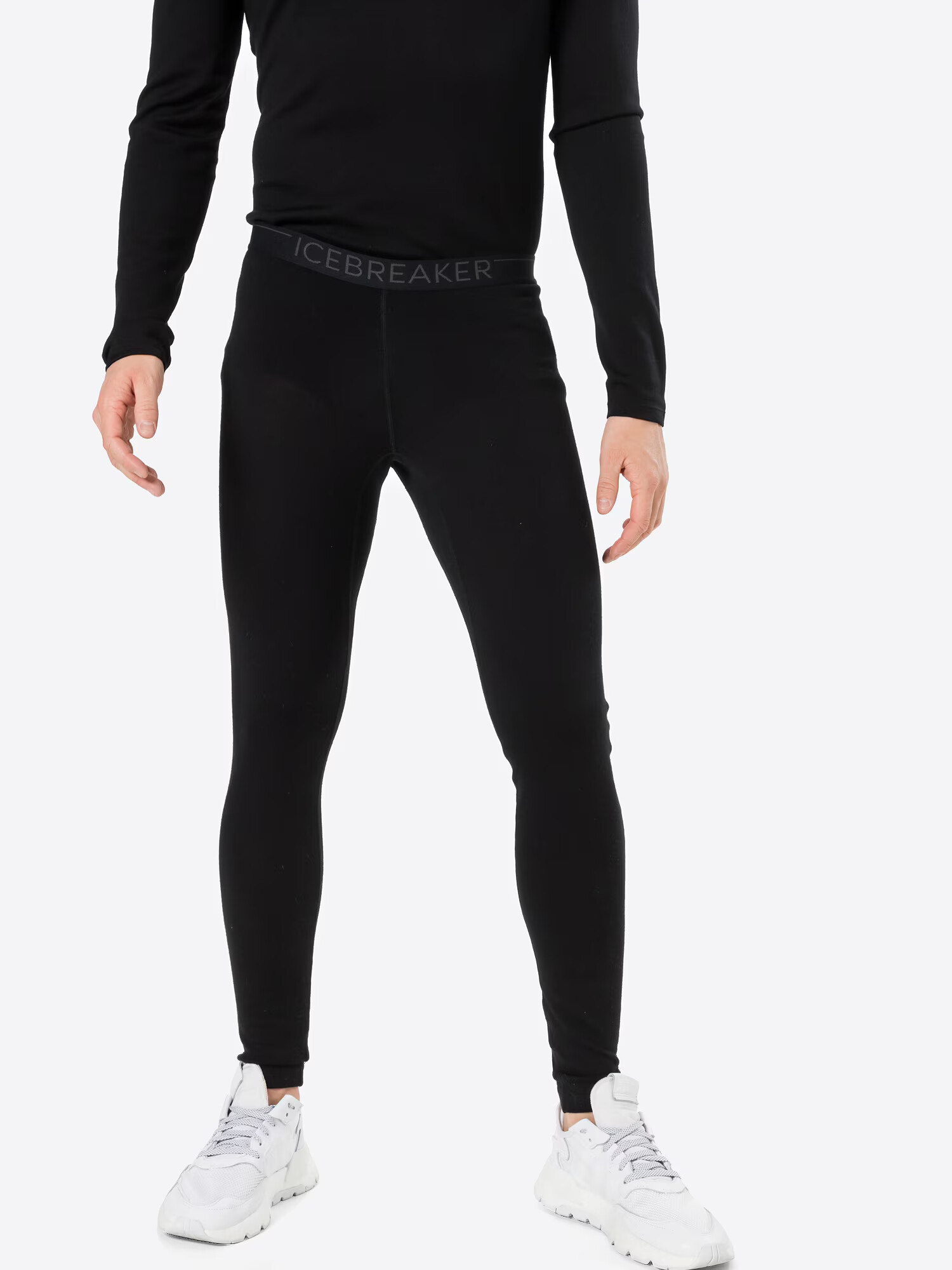 ICEBREAKER Pantaloni sport '260 Tech' gri / negru - Pled.ro