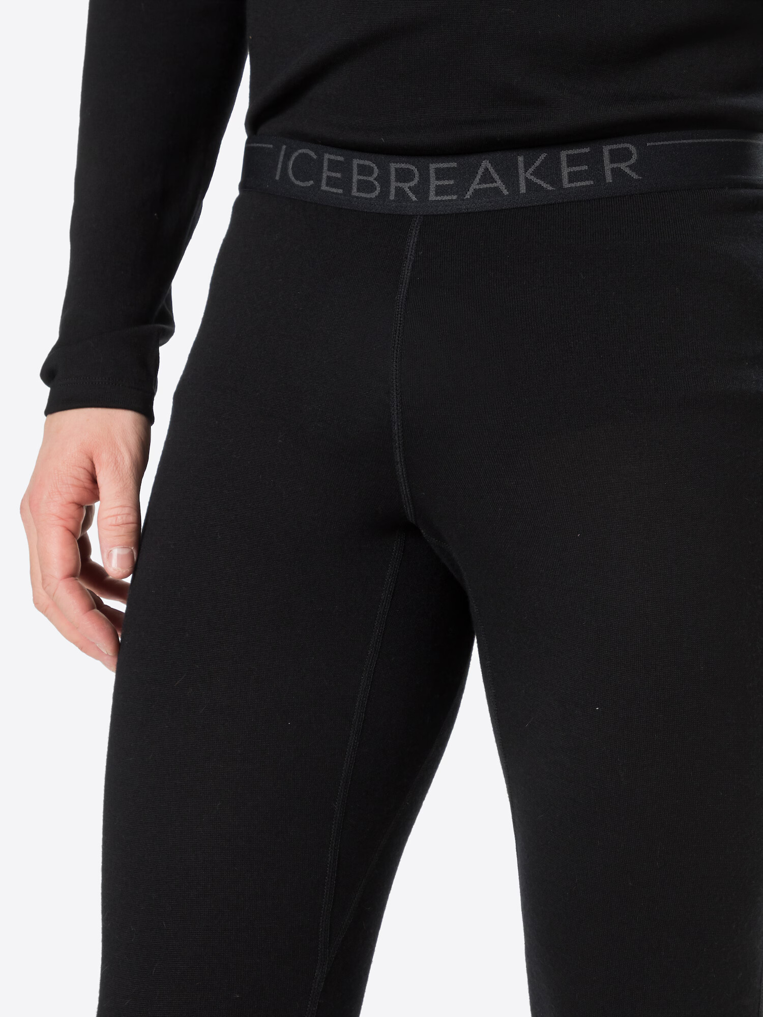 ICEBREAKER Pantaloni sport '260 Tech' gri / negru - Pled.ro