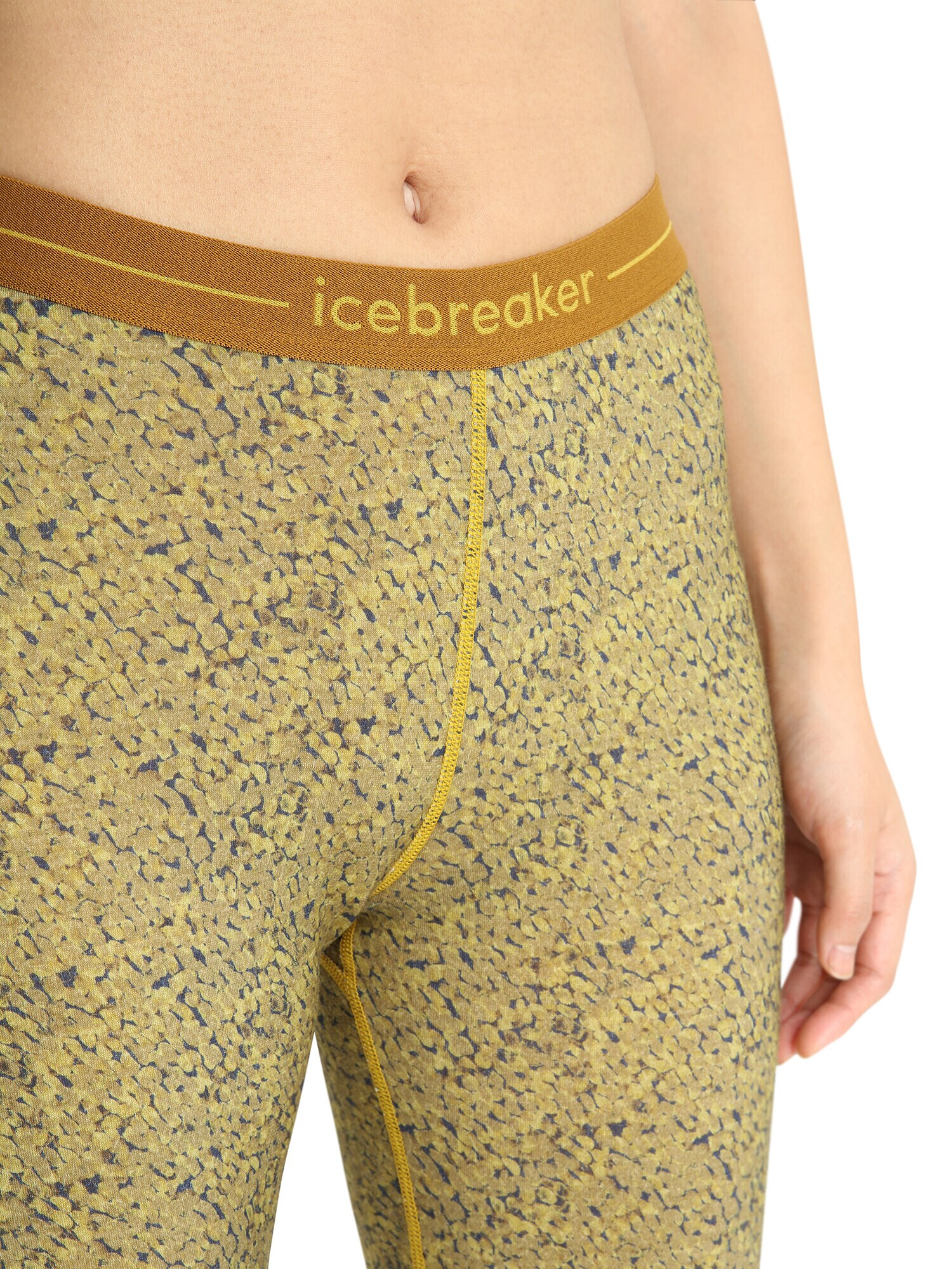 ICEBREAKER Pantaloni sport 'Oasis' galben / negru - Pled.ro