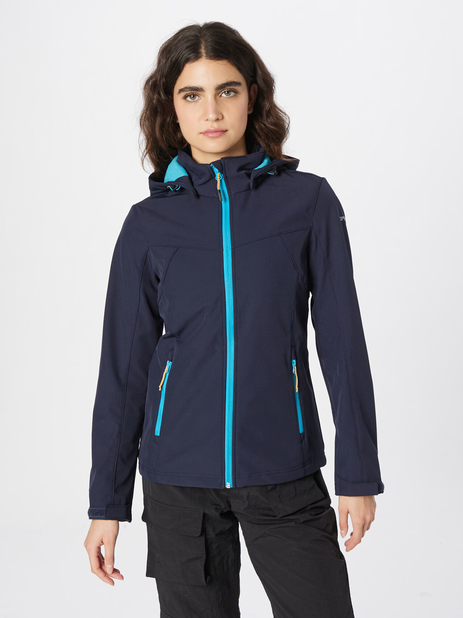 ICEPEAK Geacă outdoor 'BRENHAM' albastru marin / turcoaz - Pled.ro