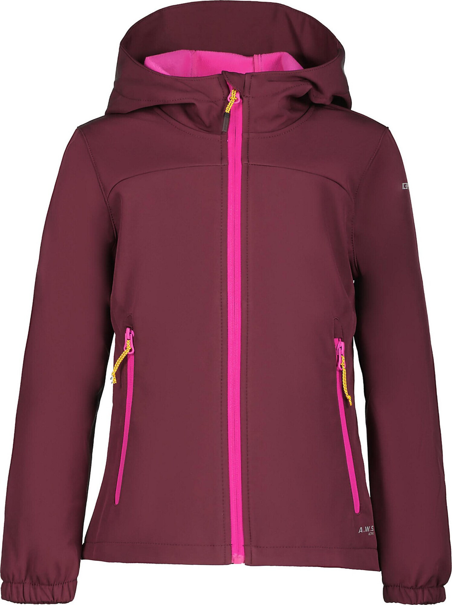 ICEPEAK Geacă outdoor 'KOBRYN' gri / roz / roșu burgundy - Pled.ro