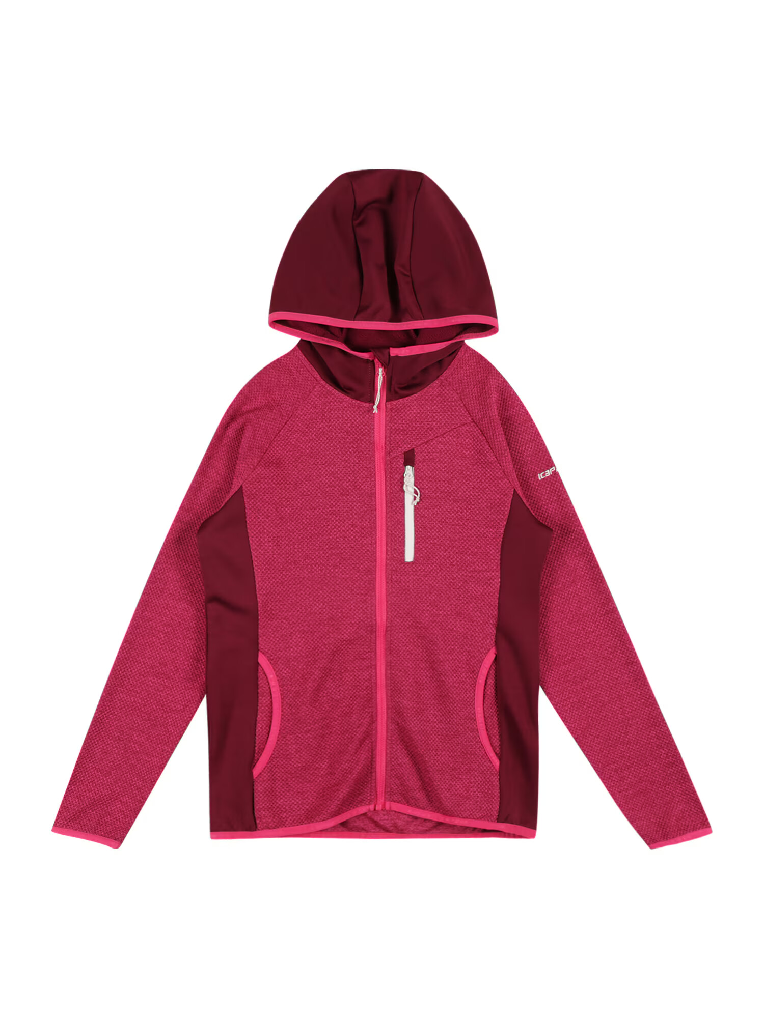 ICEPEAK Jachetă fleece funcțională 'LATINA' roșu burgundy / roșu vin - Pled.ro