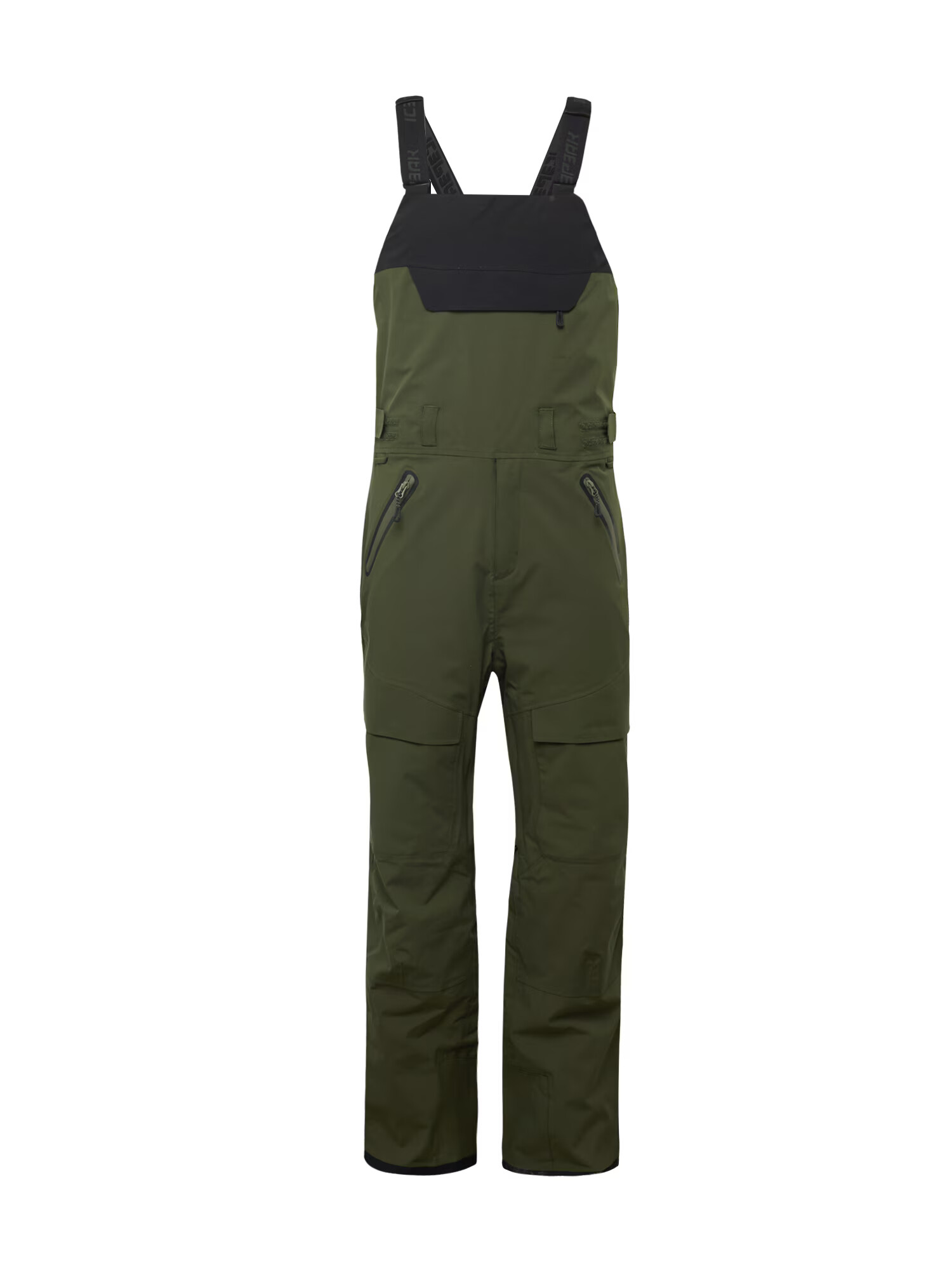 ICEPEAK Pantaloni outdoor 'CLYDE' kaki / negru - Pled.ro