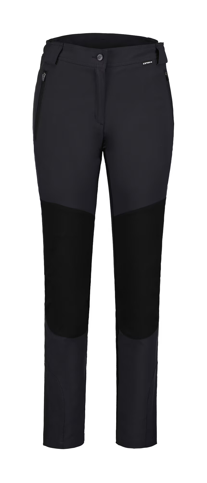 ICEPEAK Pantaloni outdoor 'Davisboro' gri metalic / negru - Pled.ro