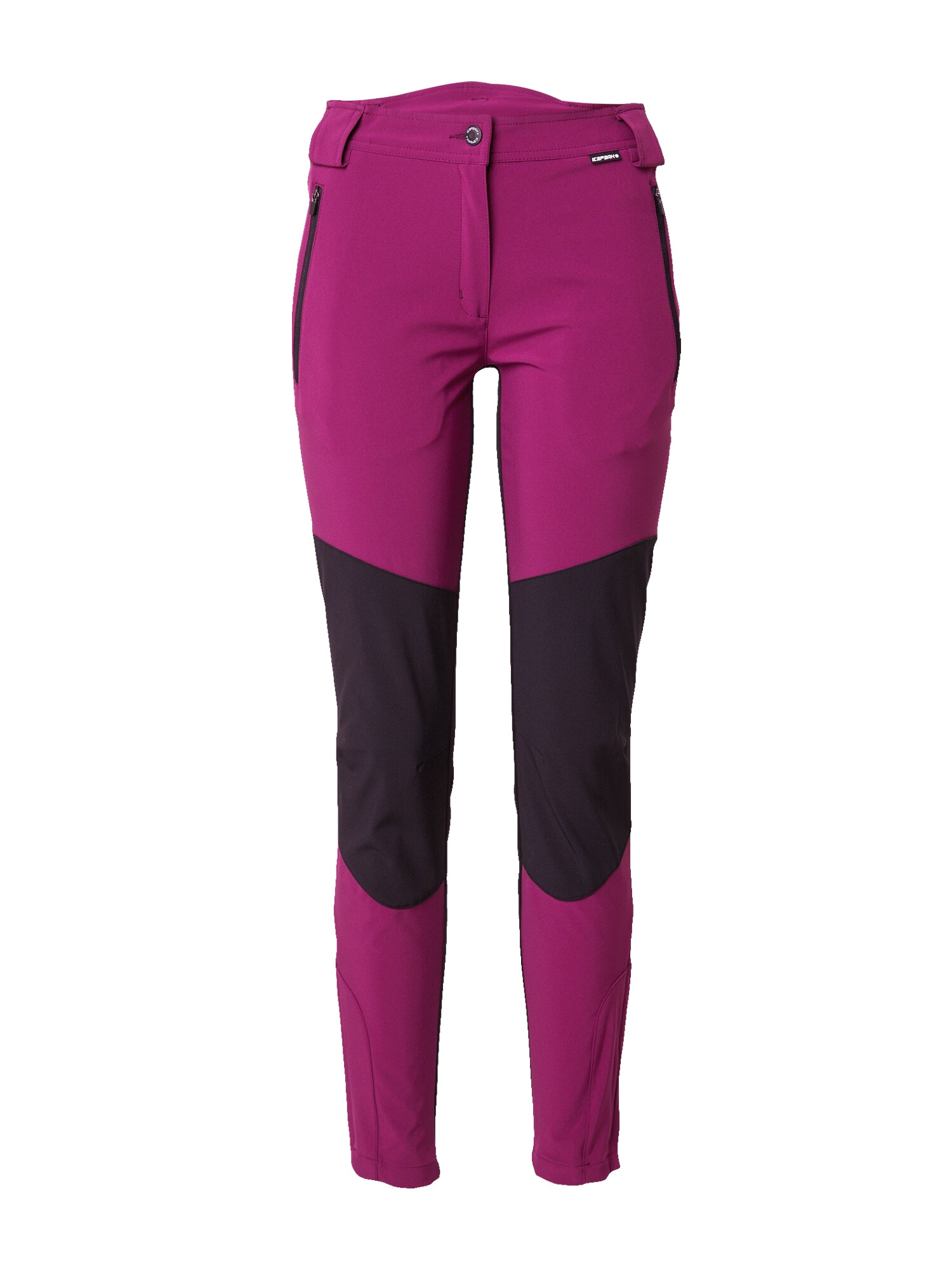 ICEPEAK Pantaloni outdoor 'DORAL' roșu-violet / negru - Pled.ro