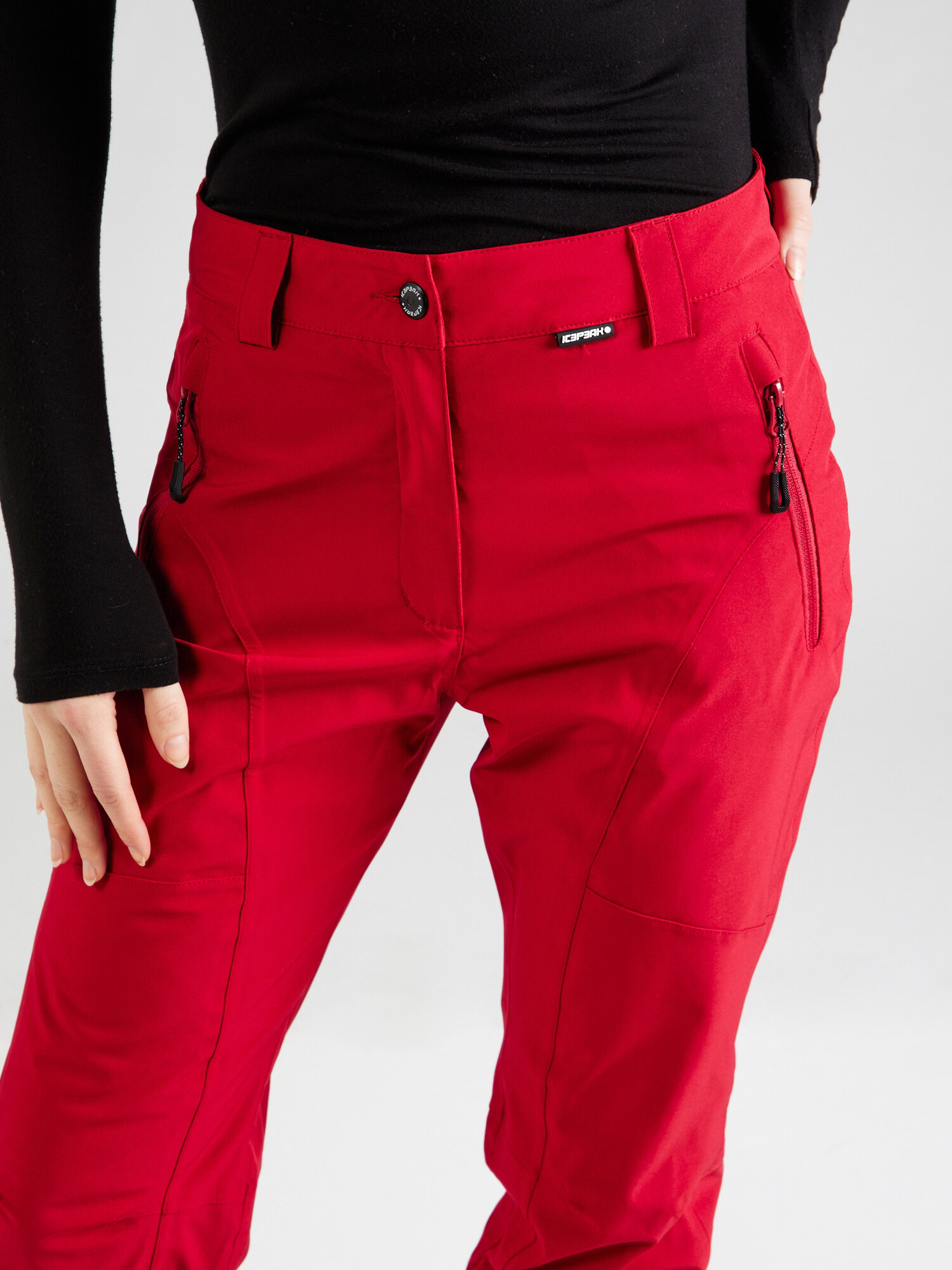 ICEPEAK Pantaloni outdoor 'FREYUNG' roşu închis / negru - Pled.ro