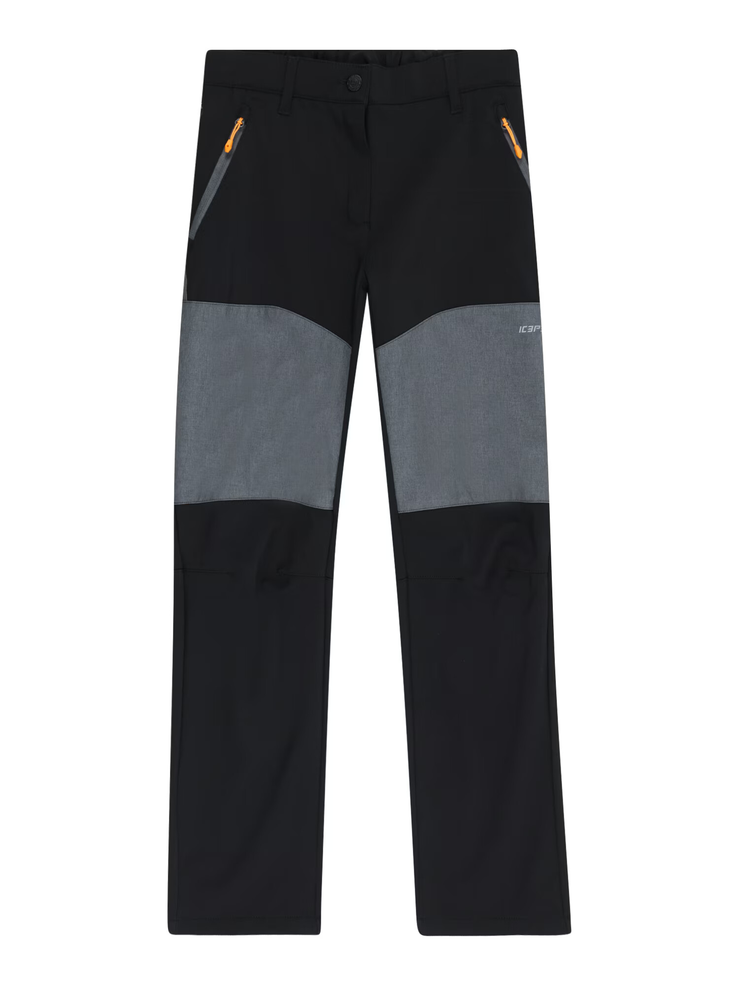 ICEPEAK Pantaloni outdoor 'KONSTANZ ' gri / portocaliu / negru - Pled.ro