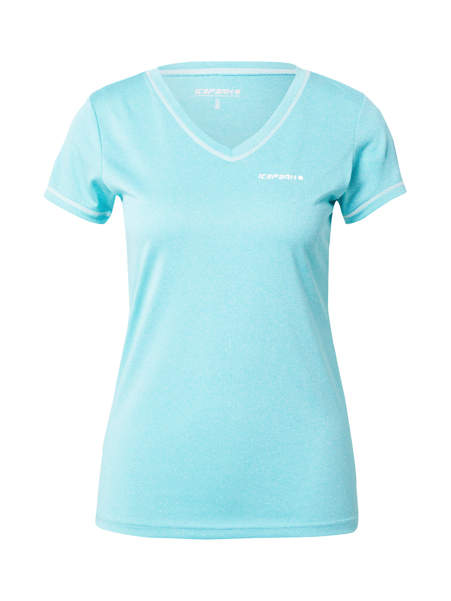 ICEPEAK Tricou funcțional 'BEASLEY' albastru aqua / alb - Pled.ro