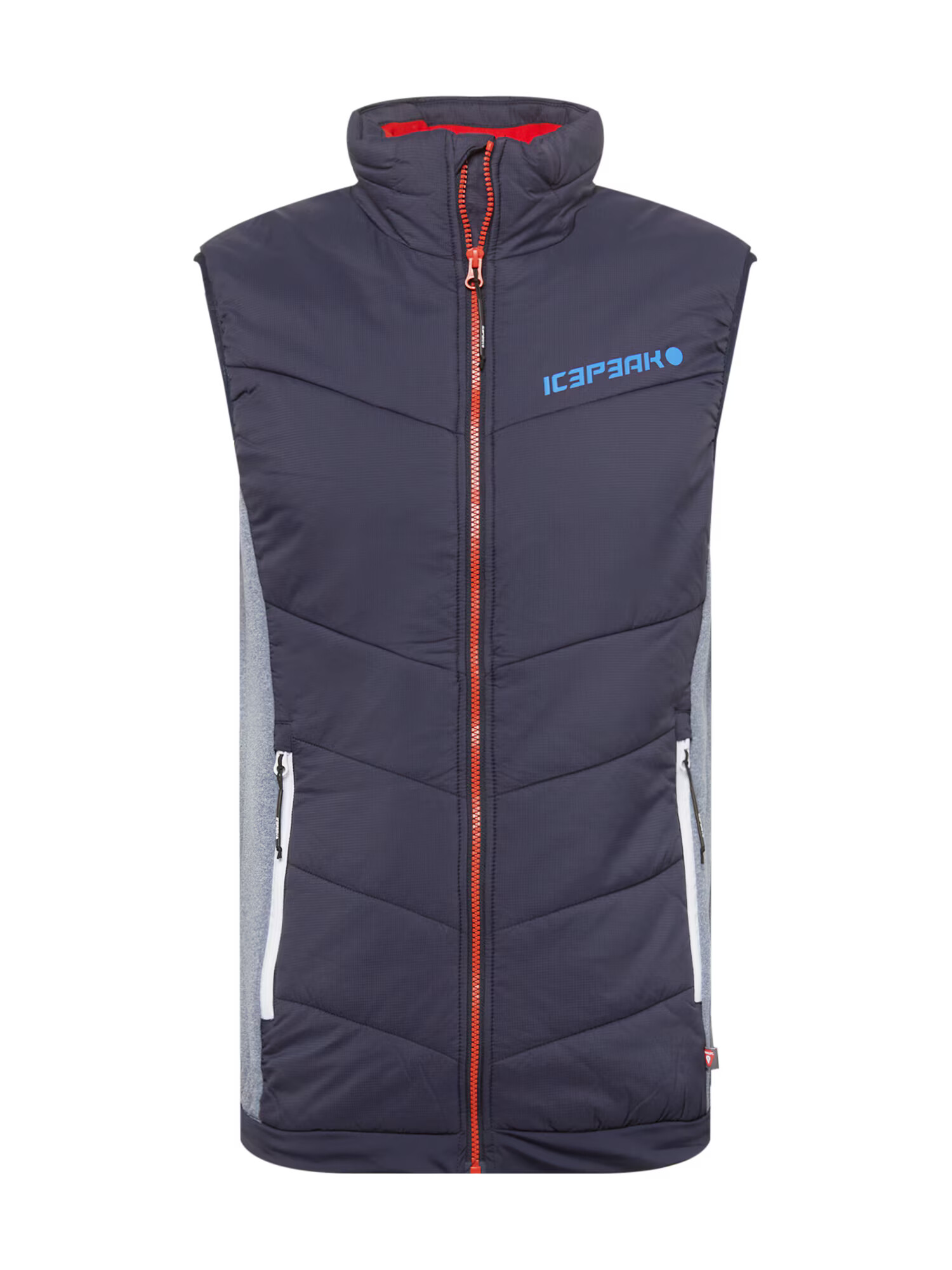 ICEPEAK Vestă sport 'Davis' albastru marin / turcoaz / gri amestecat / portocaliu - Pled.ro