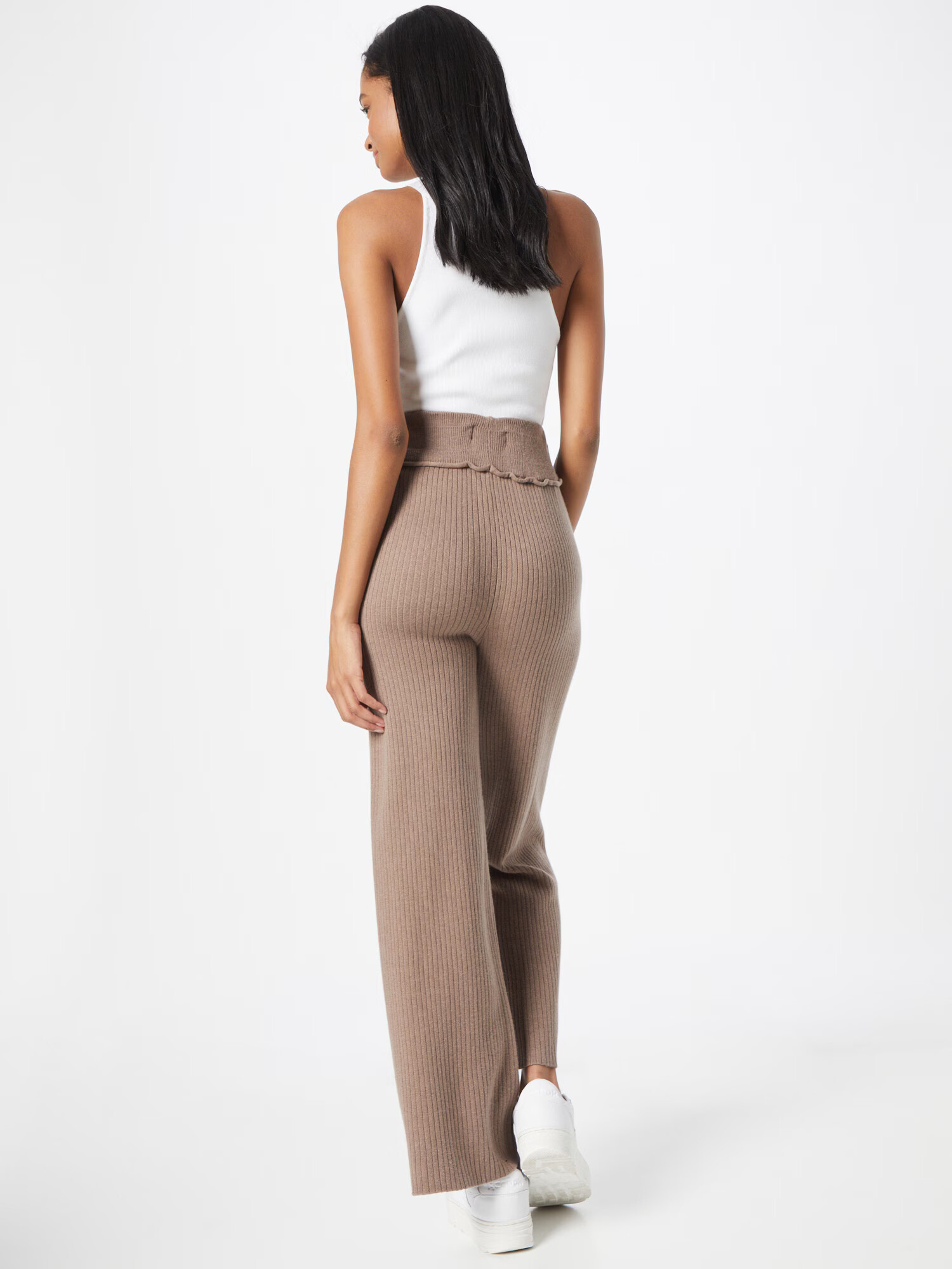 ICHI Pantaloni 'Cunvia' gri taupe - Pled.ro