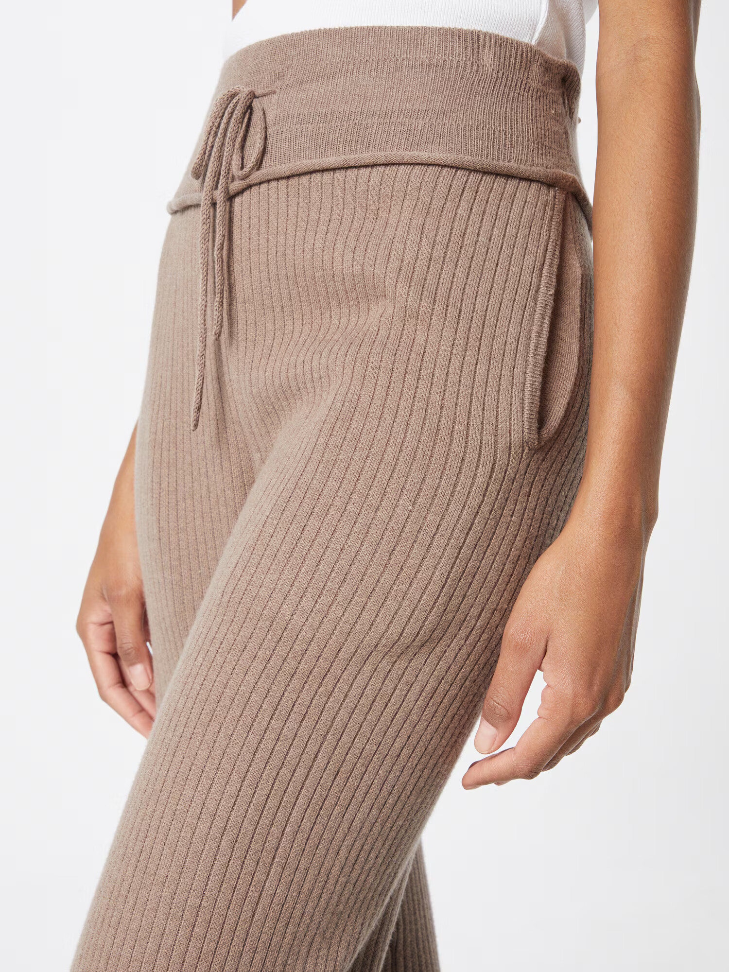 ICHI Pantaloni 'Cunvia' gri taupe - Pled.ro