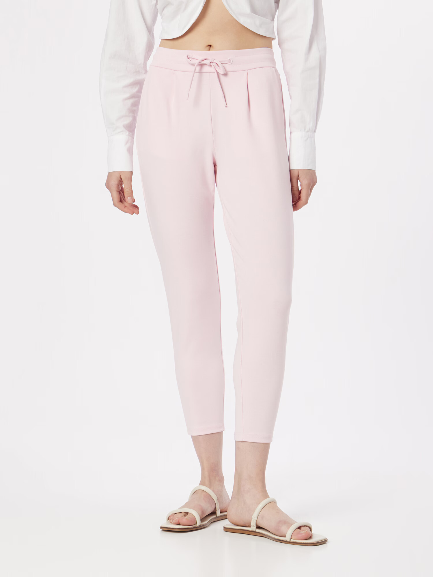 ICHI Pantaloni 'KATE' roz pastel - Pled.ro