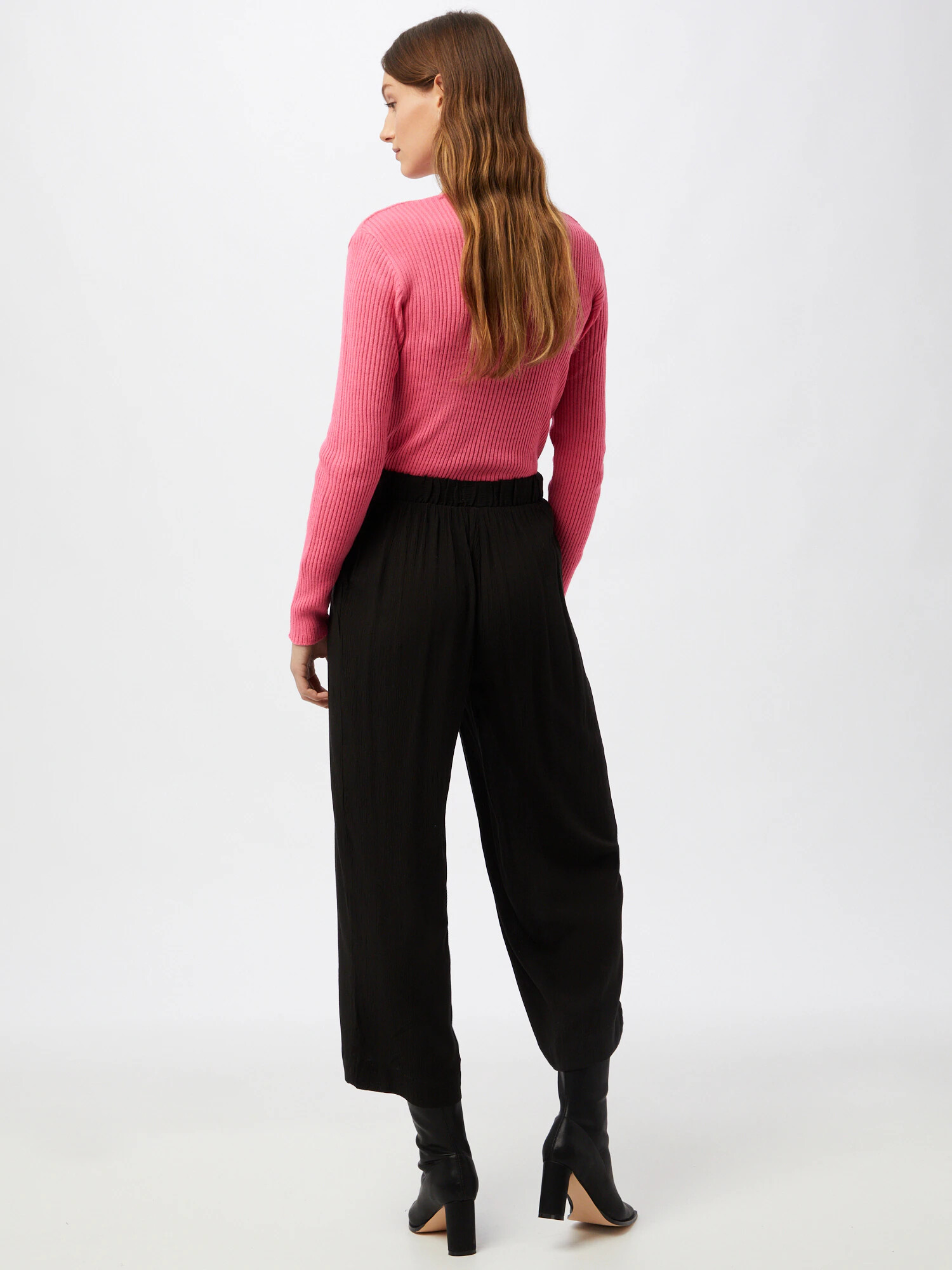 ICHI Pantaloni 'MARRAKECH' negru - Pled.ro