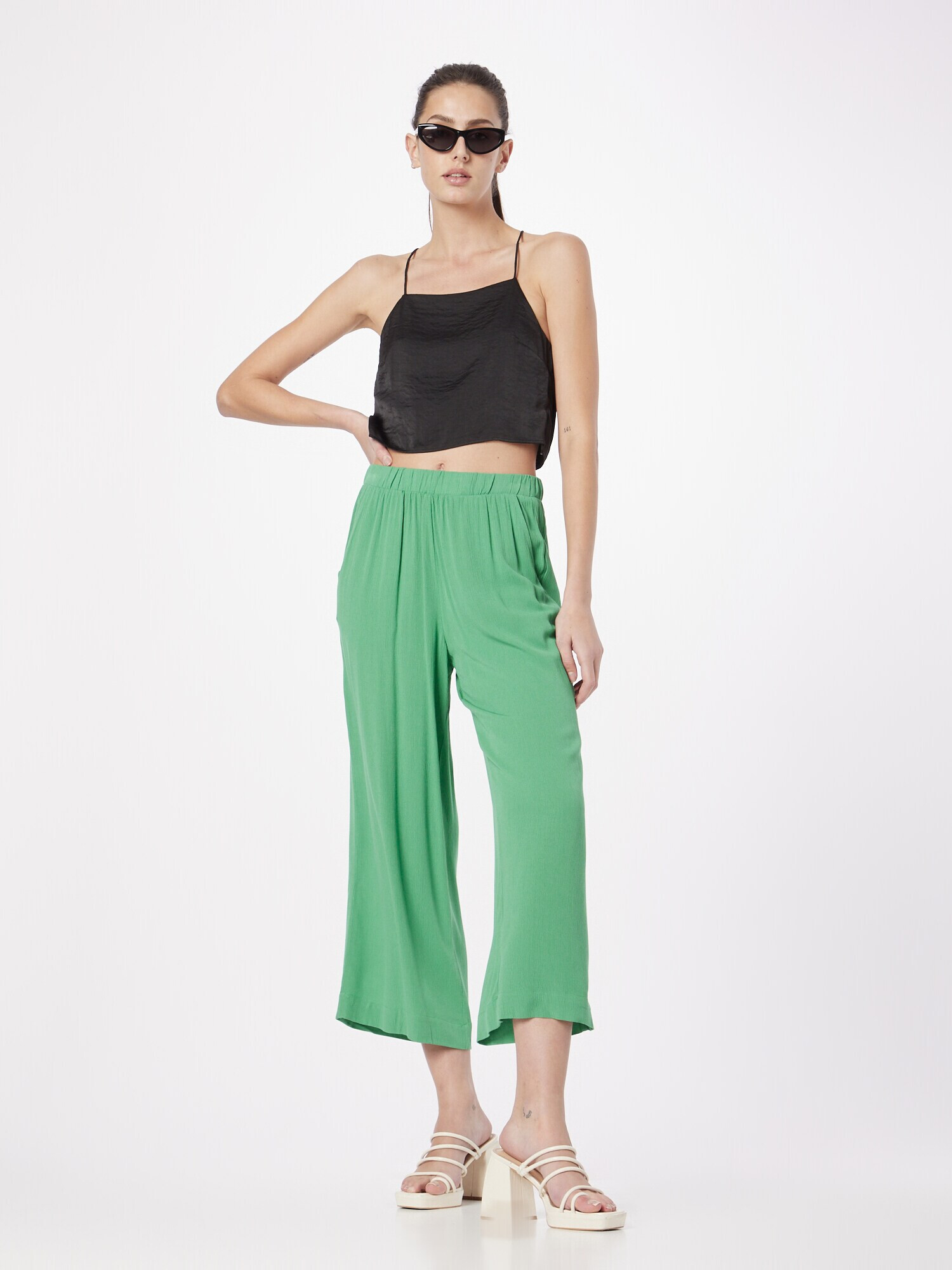 ICHI Pantaloni 'MARRAKECH' verde - Pled.ro