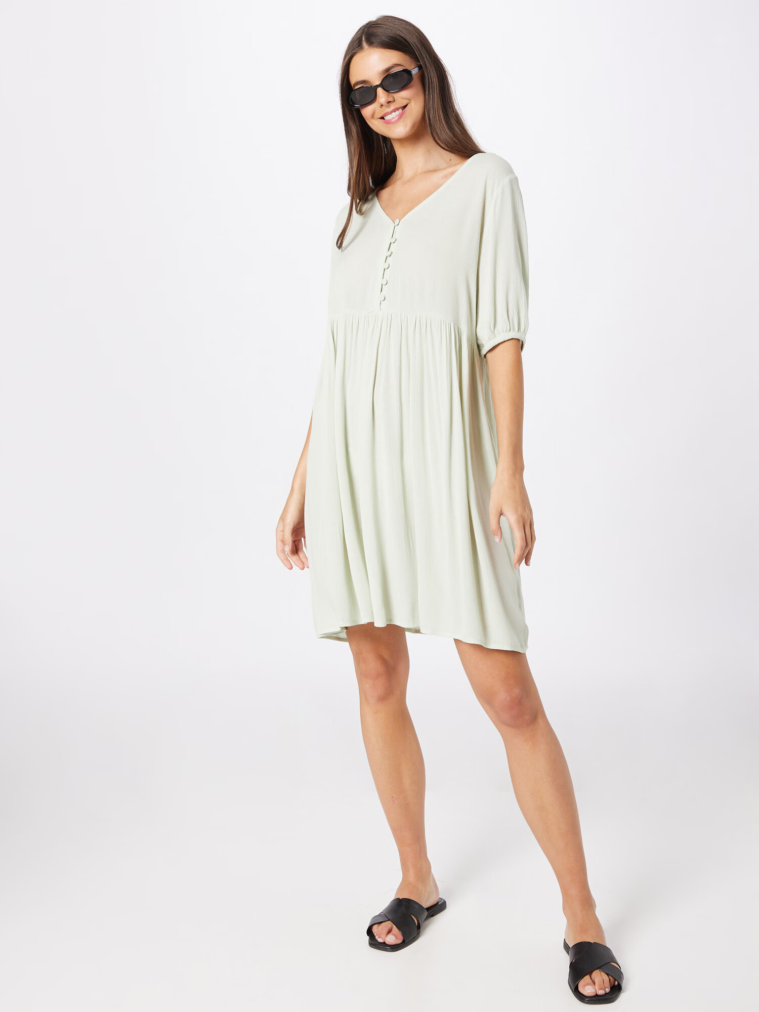 ICHI Rochie 'MARRAKECH' verde pastel - Pled.ro