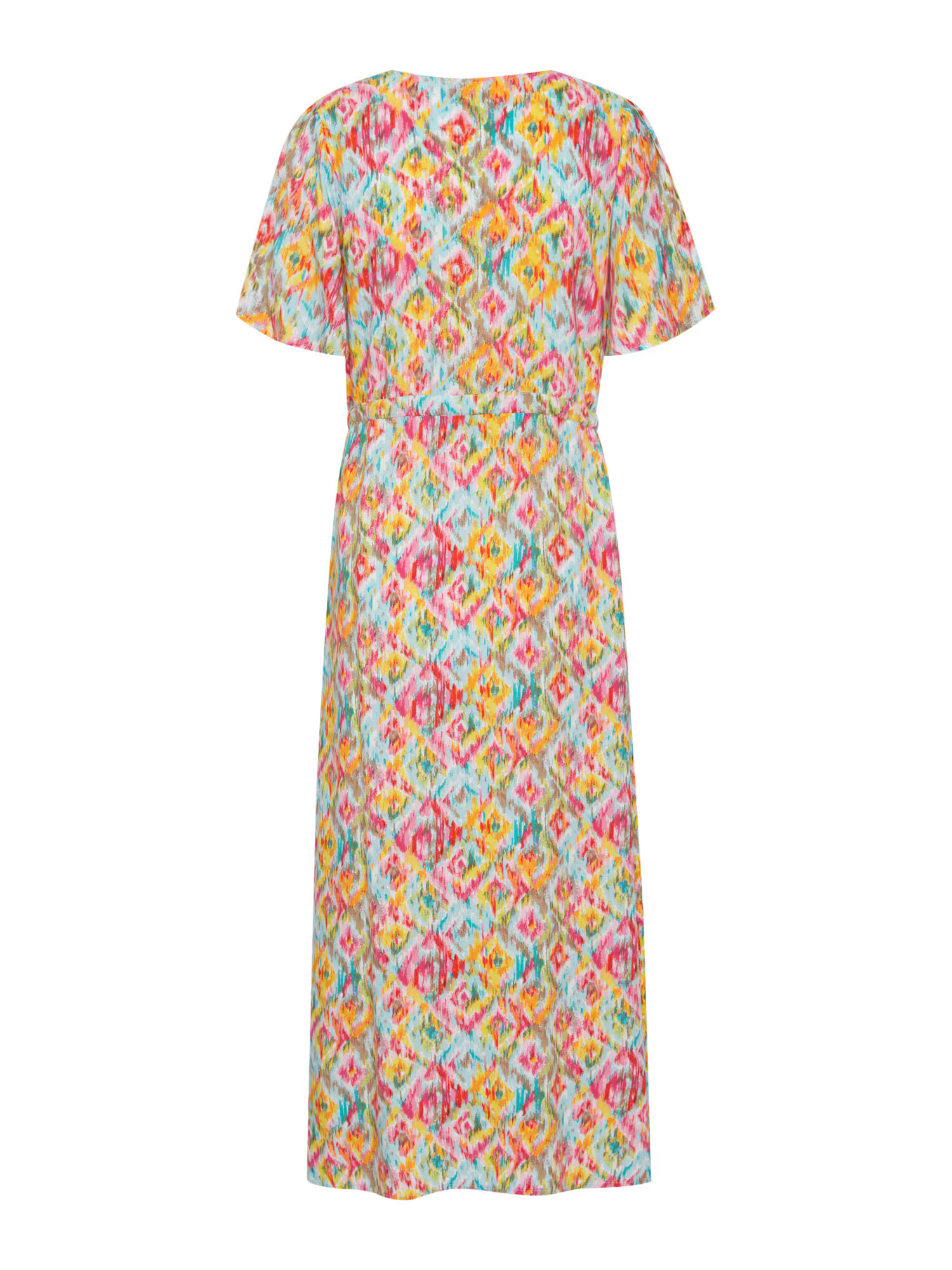 ICHI Rochie 'Vera' albastru / albastru pastel / galben / roz - Pled.ro