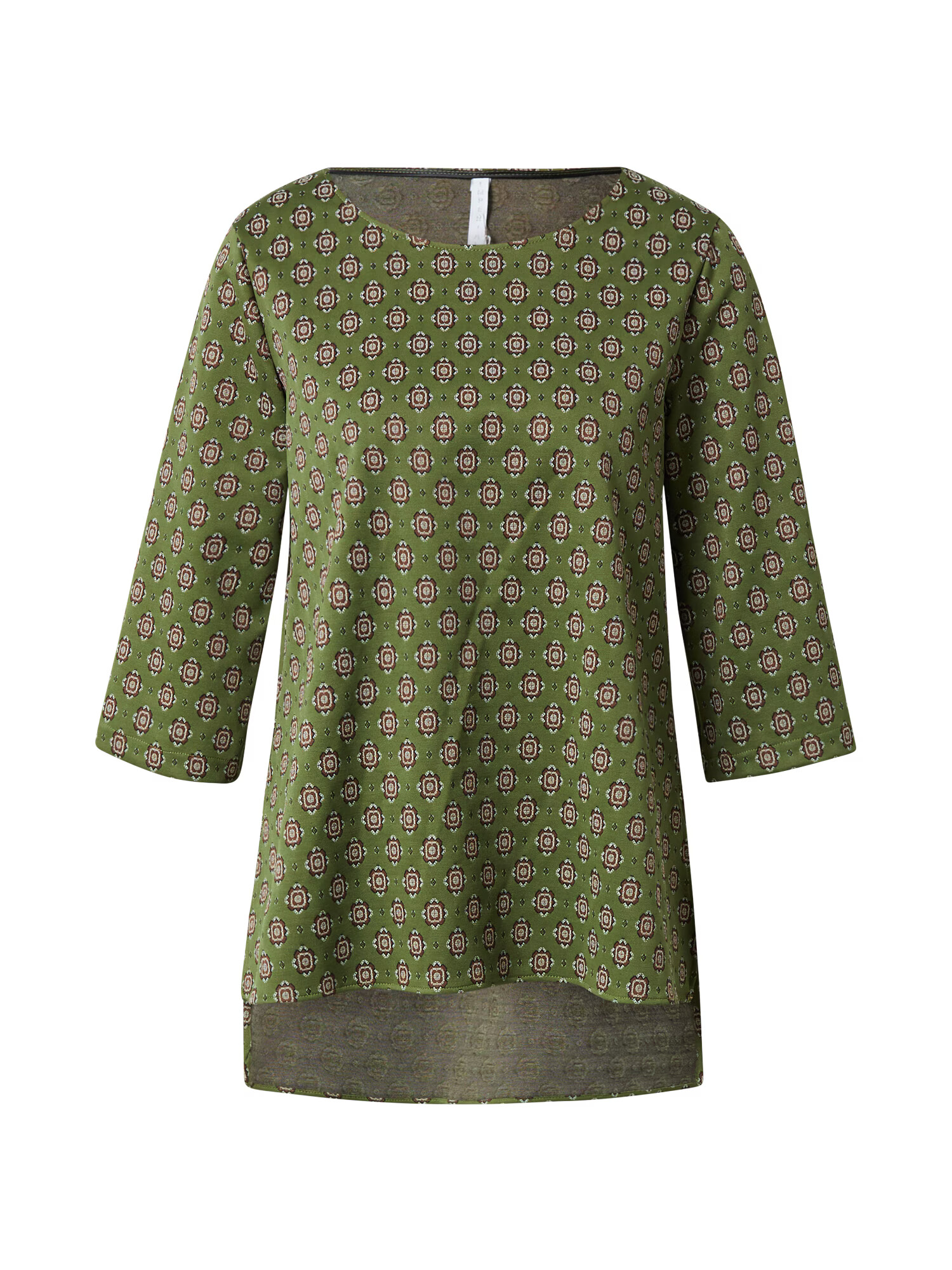 IMPERIAL Tricou maro / verde închis / alb - Pled.ro