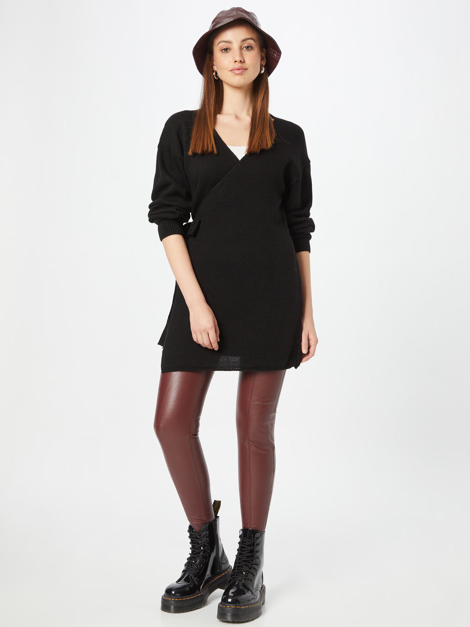 In The Style Rochie tricotat 'BILLIE & SUZIE' negru - Pled.ro