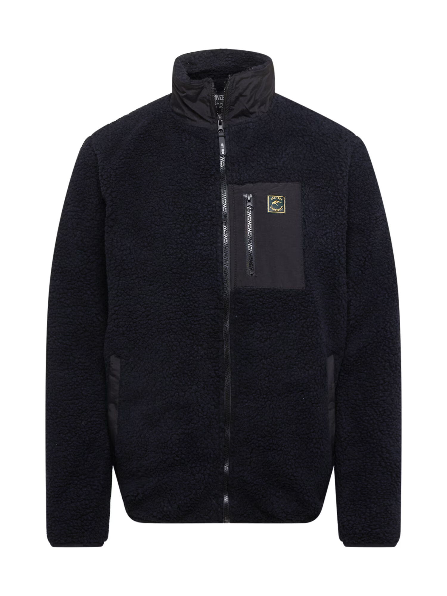 INDICODE JEANS Jachetă fleece 'Burke' negru - Pled.ro