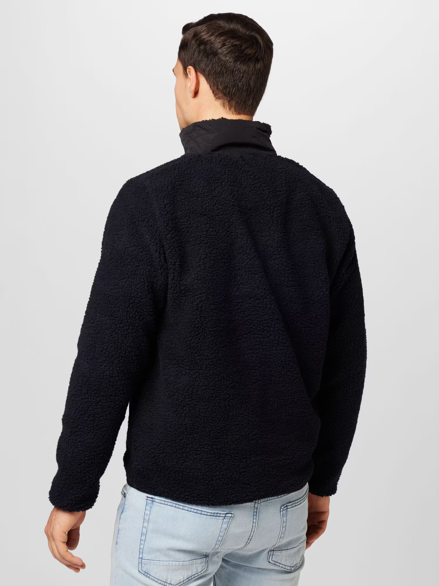 INDICODE JEANS Jachetă fleece 'Burke' negru - Pled.ro