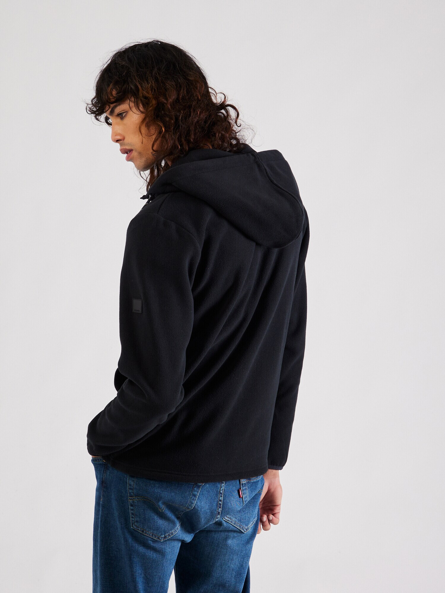 INDICODE JEANS Jachetă fleece 'Reid' negru - Pled.ro