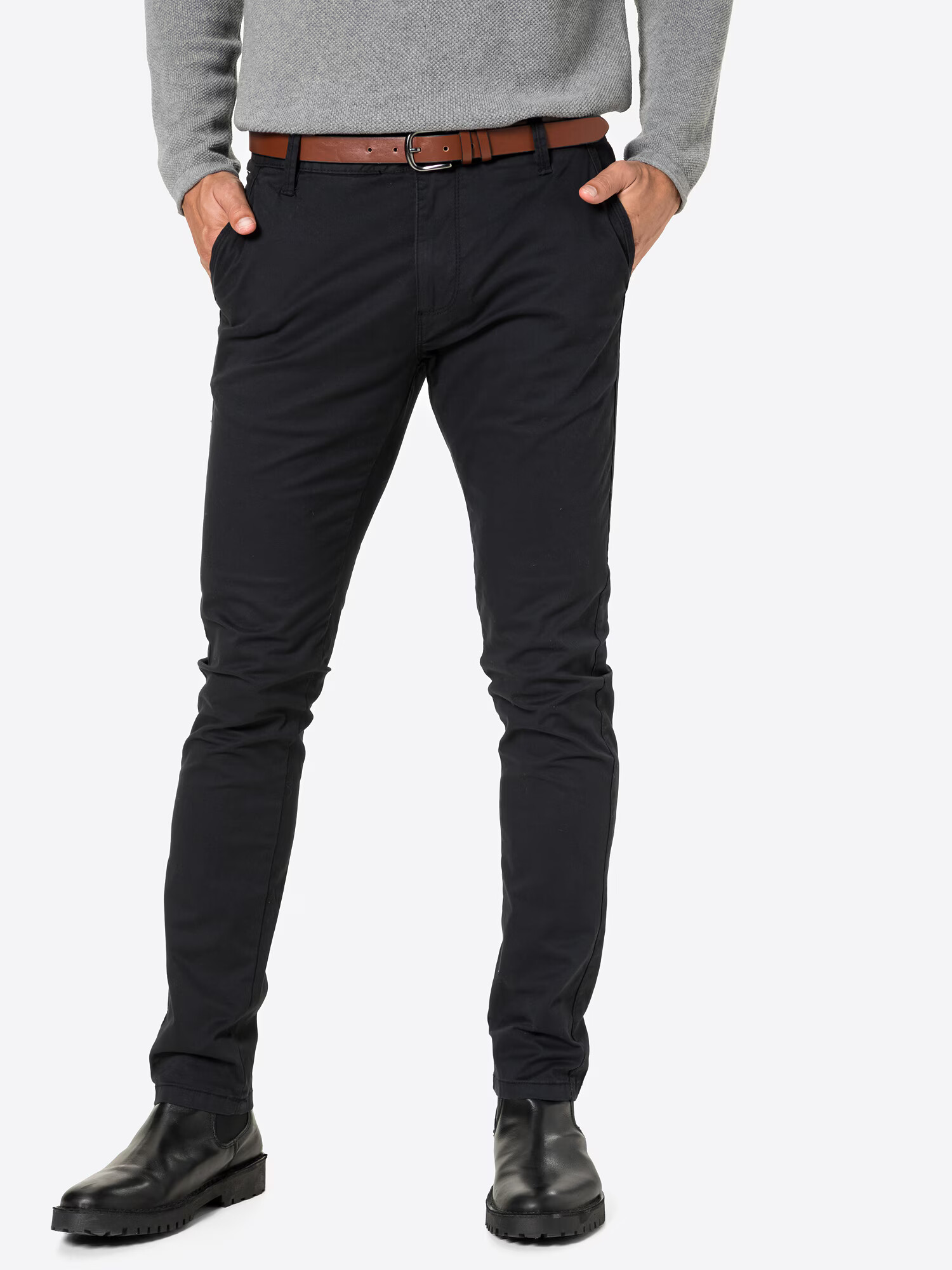 INDICODE JEANS Pantaloni eleganți 'GOWER' negru - Pled.ro