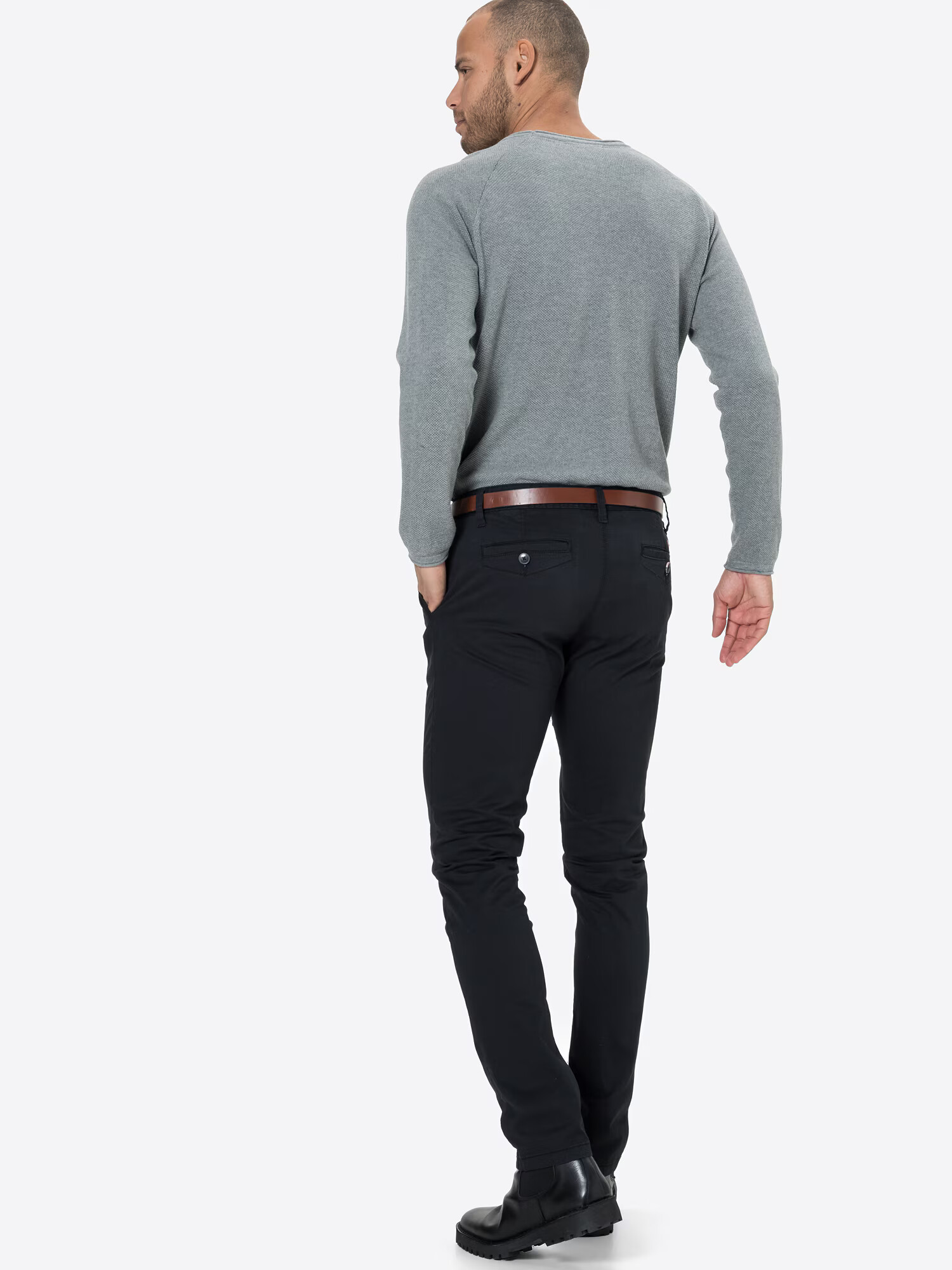 INDICODE JEANS Pantaloni eleganți 'GOWER' negru - Pled.ro