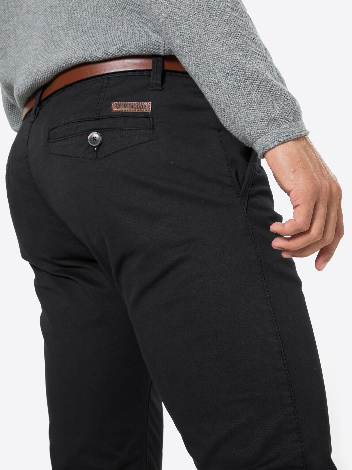 INDICODE JEANS Pantaloni eleganți 'GOWER' negru - Pled.ro