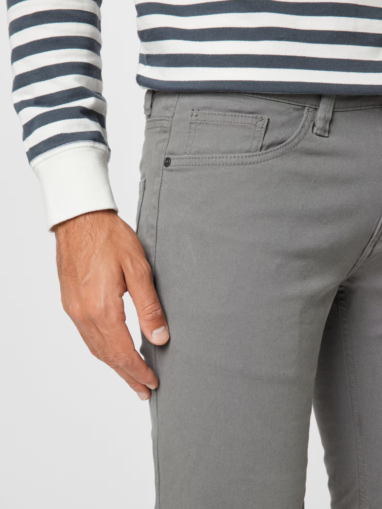 INDICODE JEANS Pantaloni eleganți 'Villeurbanne' gri - Pled.ro