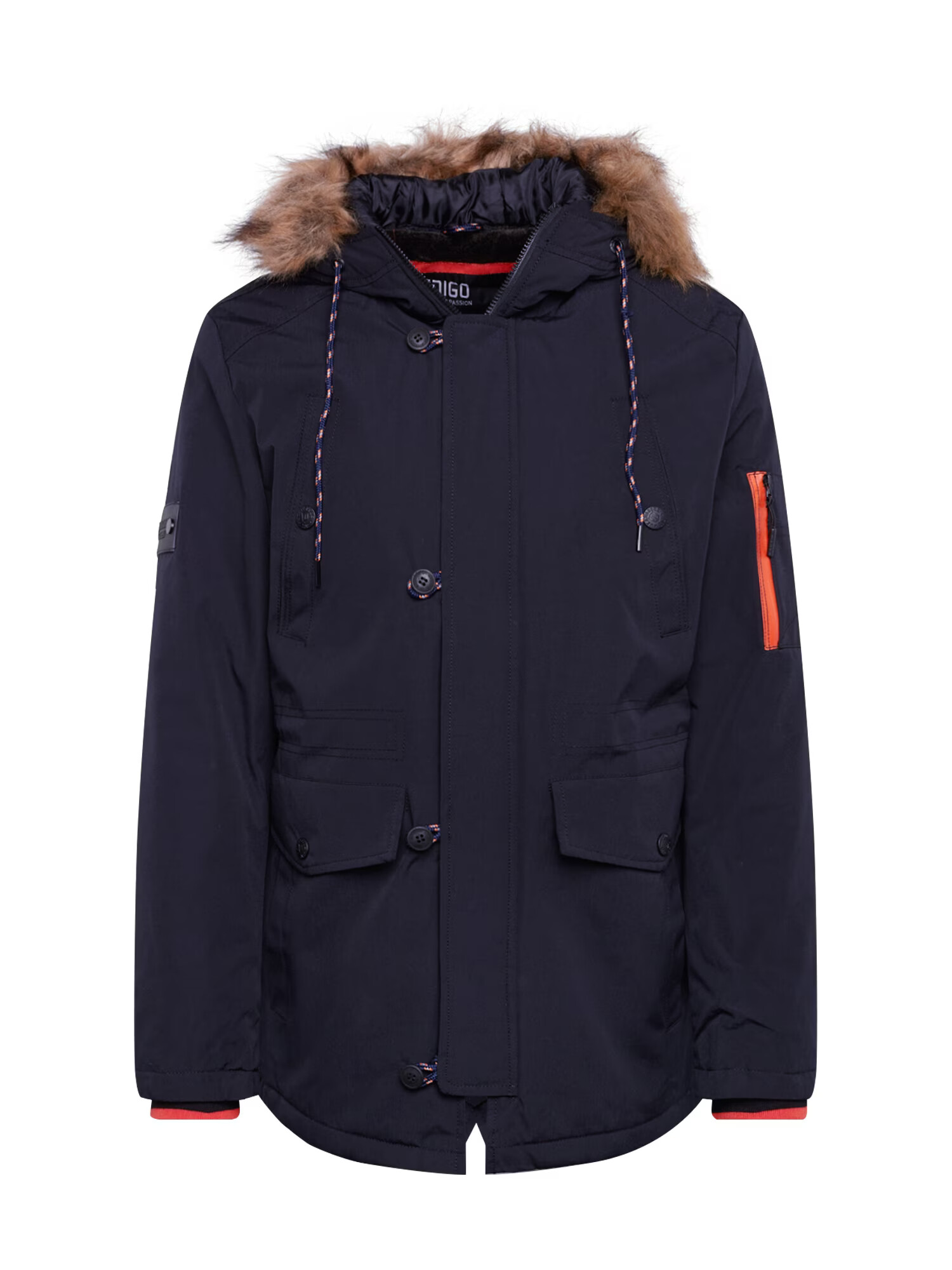 INDICODE JEANS Parka de iarnă 'Leake' negru - Pled.ro