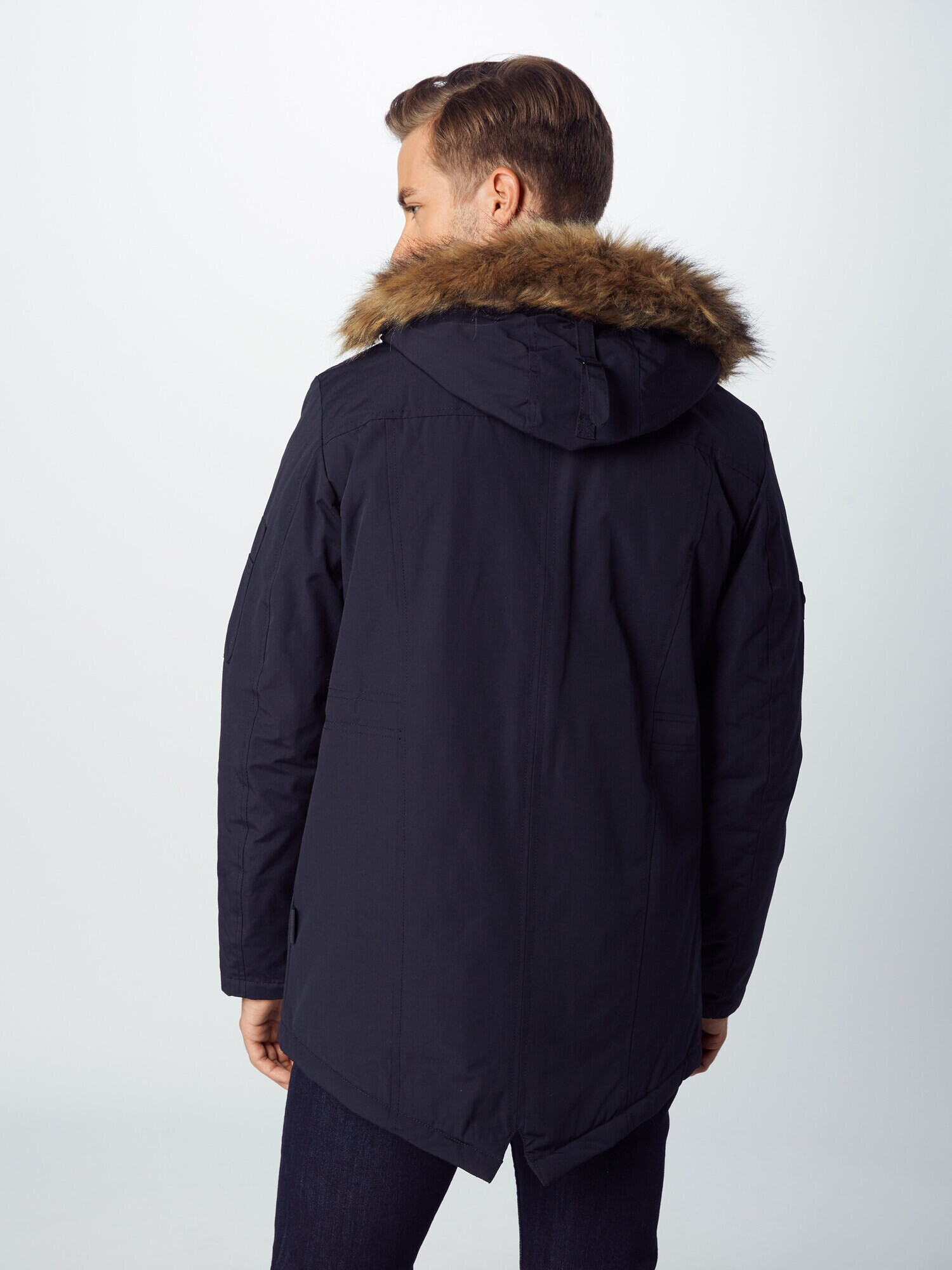 INDICODE JEANS Parka de iarnă 'Leake' negru - Pled.ro