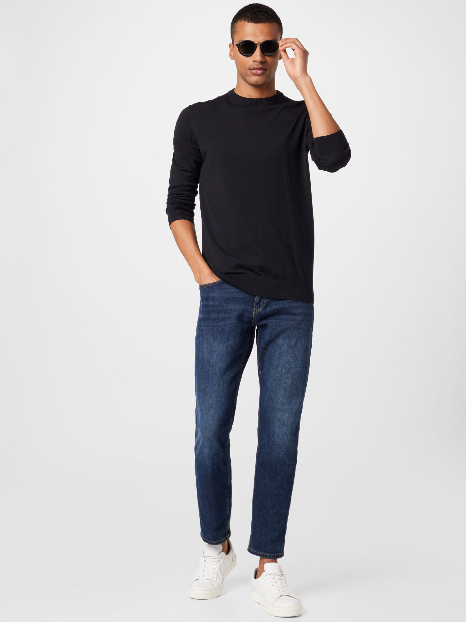 INDICODE JEANS Pulover 'Townsend' negru - Pled.ro