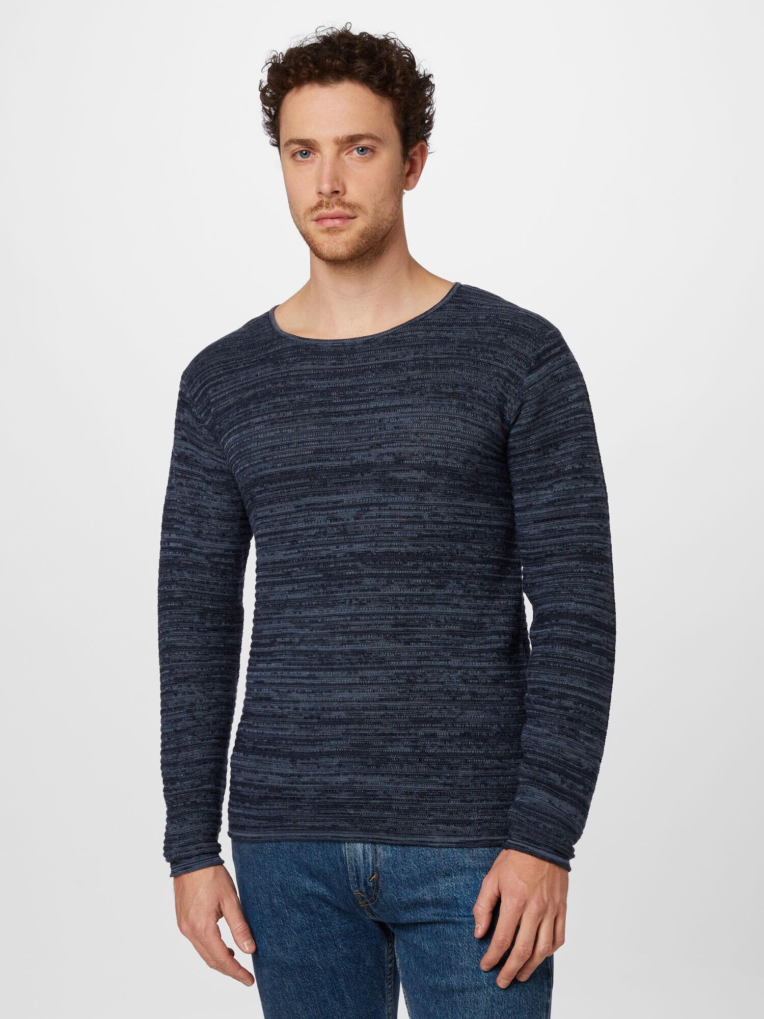 INDICODE JEANS Pulover 'Tucker' bleumarin / albastru porumbel - Pled.ro