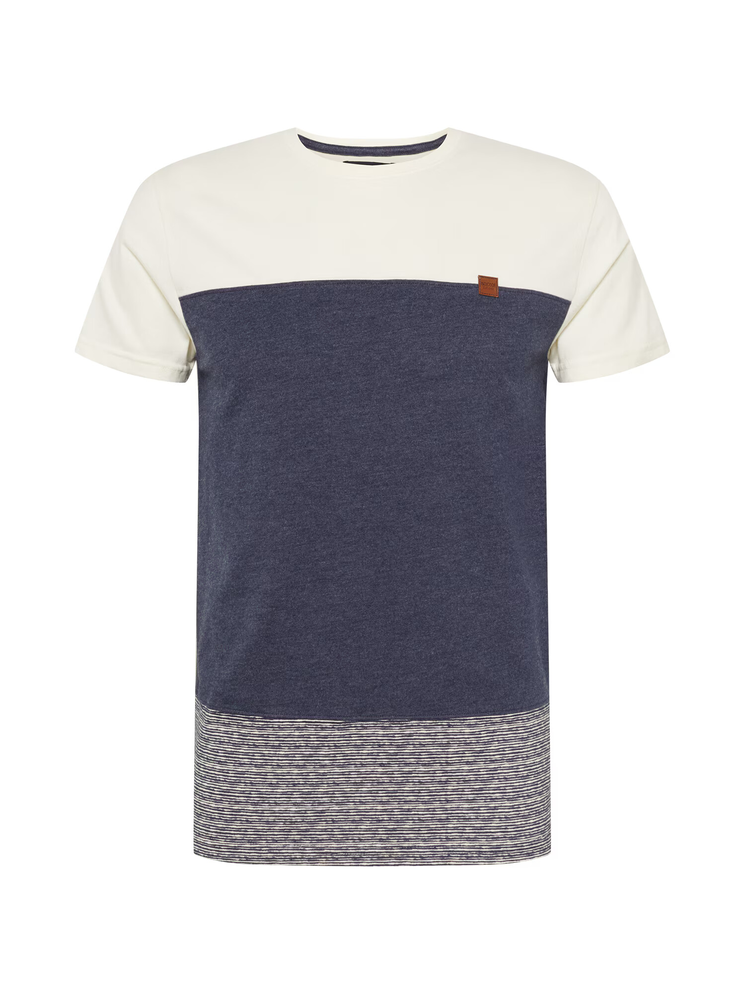 INDICODE JEANS Tricou 'Hammond' bleumarin / alb - Pled.ro