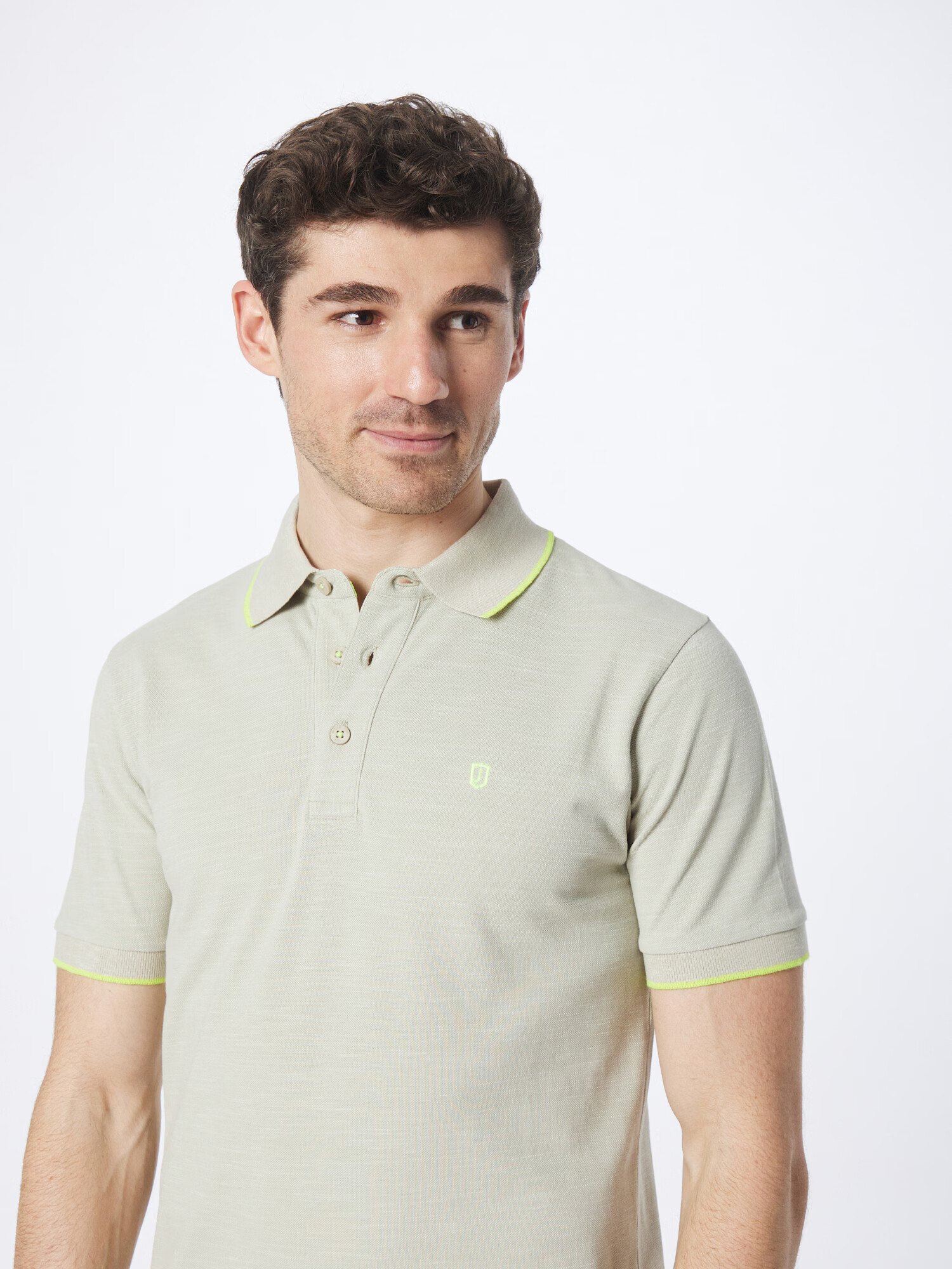 INDICODE JEANS Tricou 'Mecklenburgh' verde pastel / verde deschis - Pled.ro